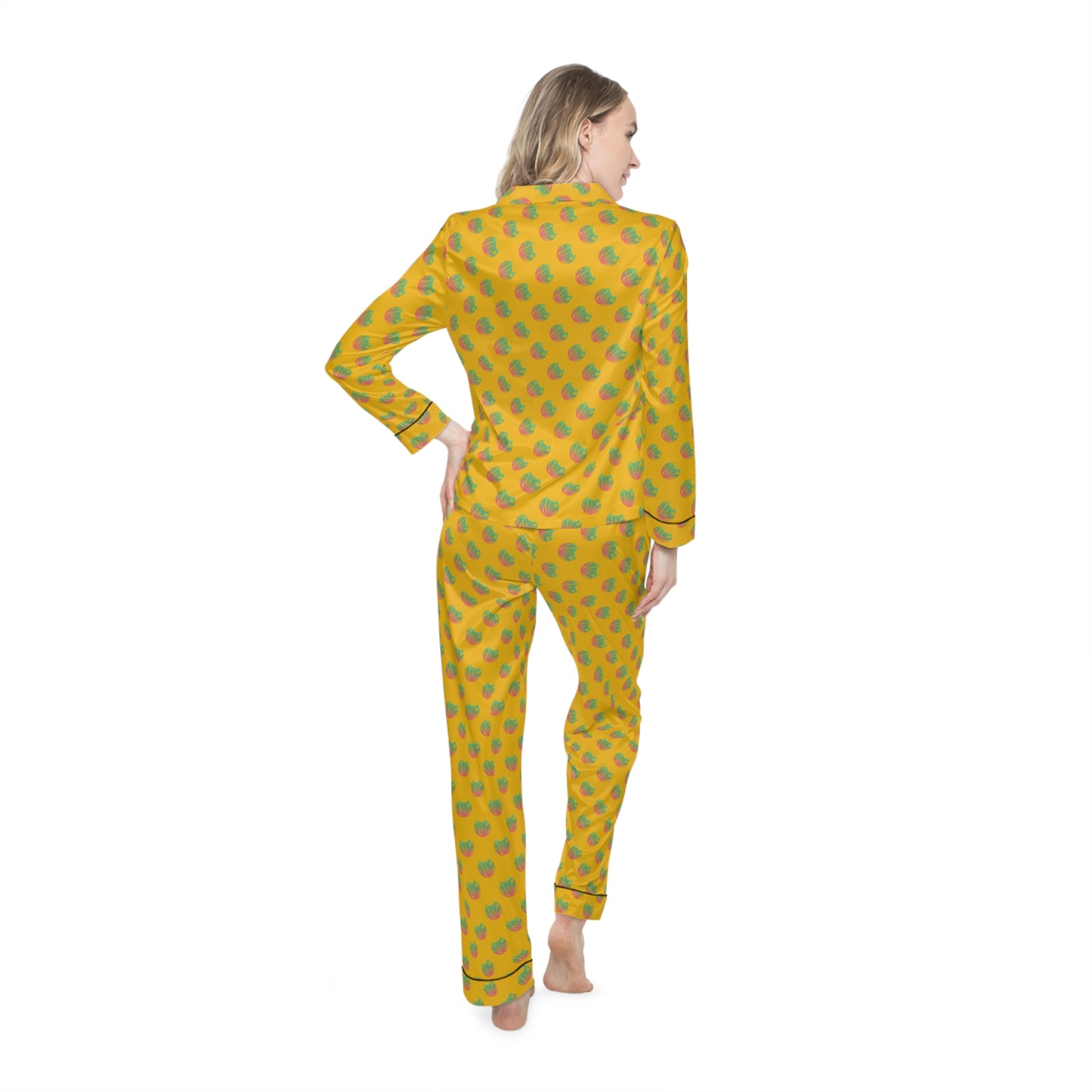 Women's Satin Pajama Set - Elegant Sleepwear