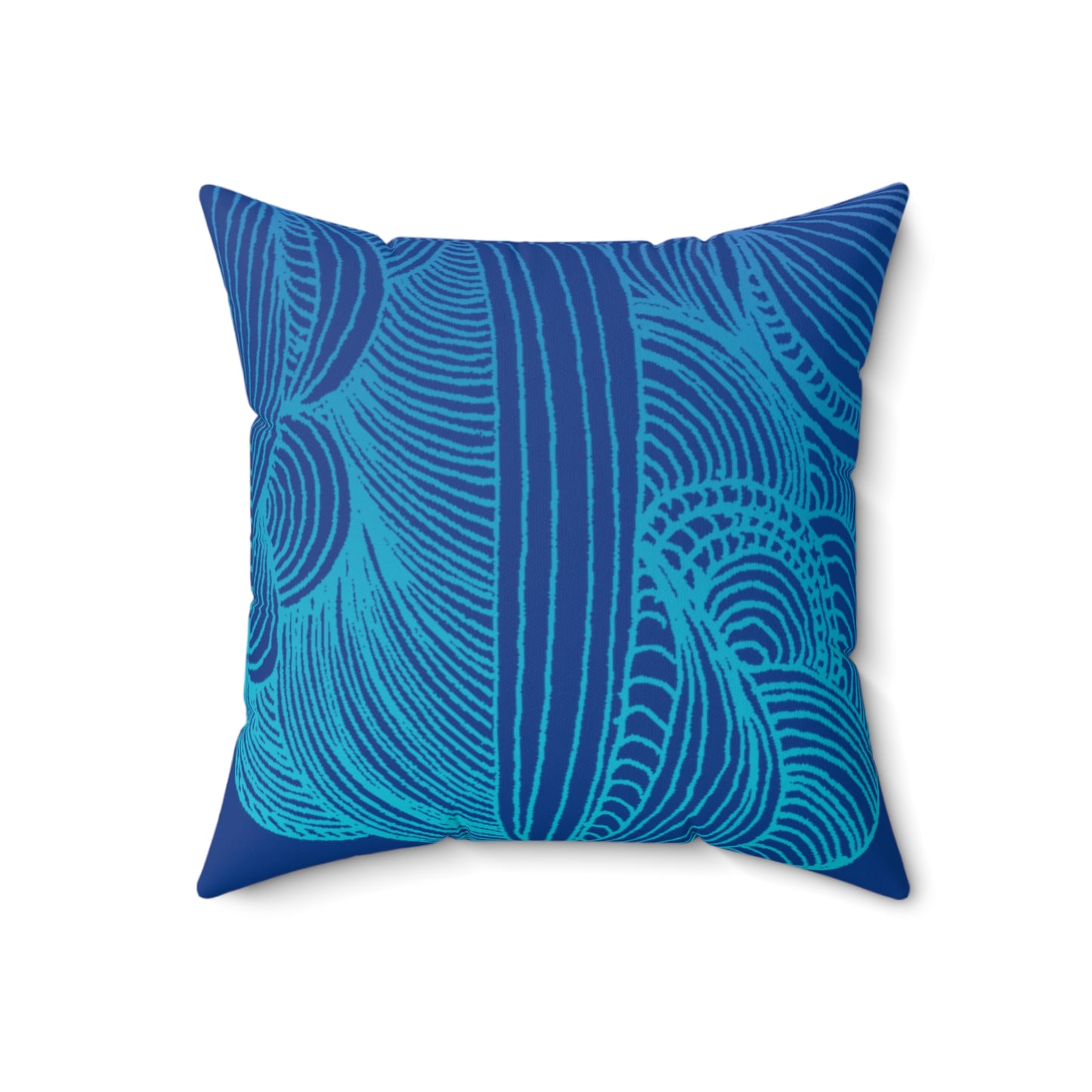 Whispers of Comfort-Spun Polyester Square Pillow