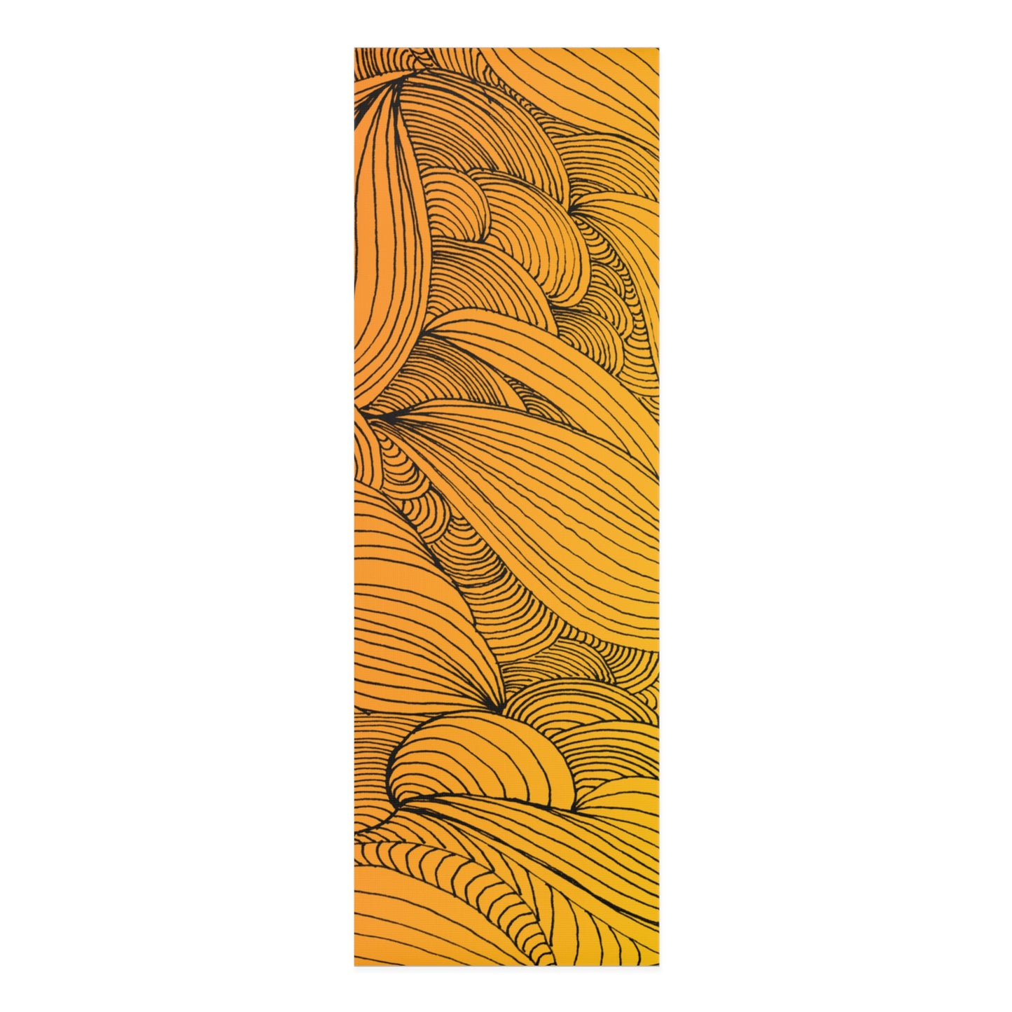 Tranquil Waves Foam Yoga Mat - Comfortable Non-Slip Exercise Mat for All Levels