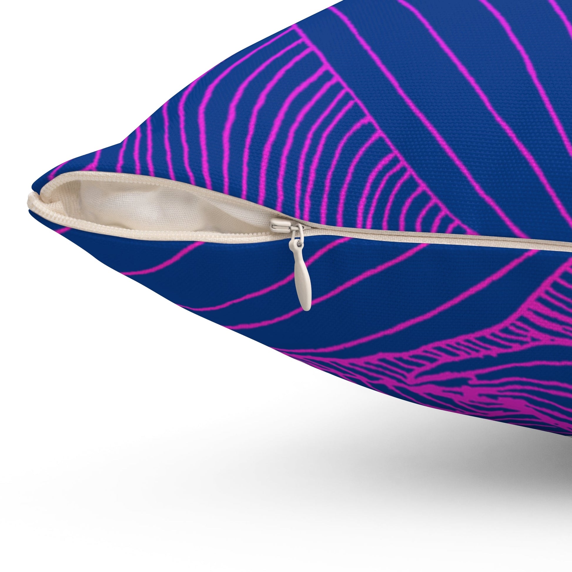 Whispers of Comfort-Spun Polyester Square Pillow
