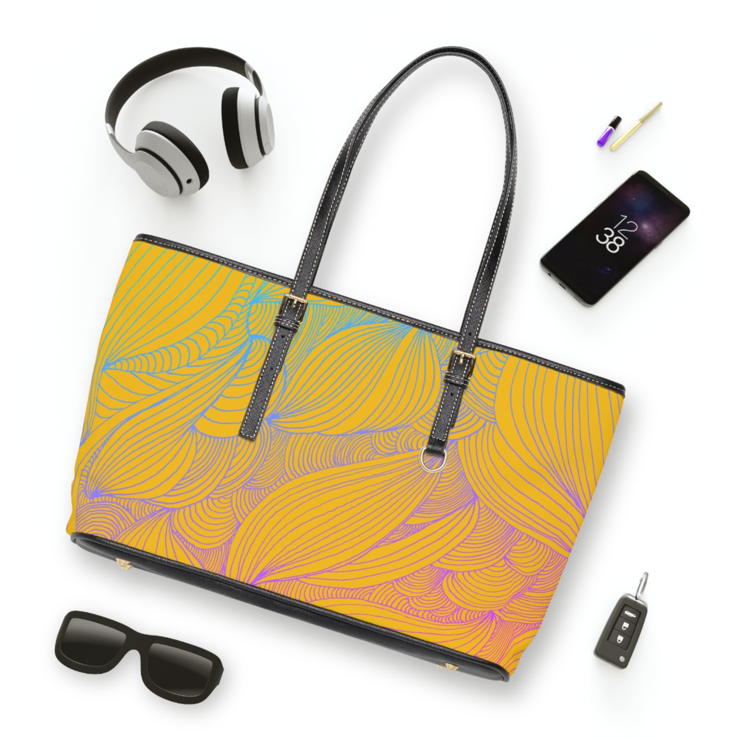 PU Leather Shoulder Bag