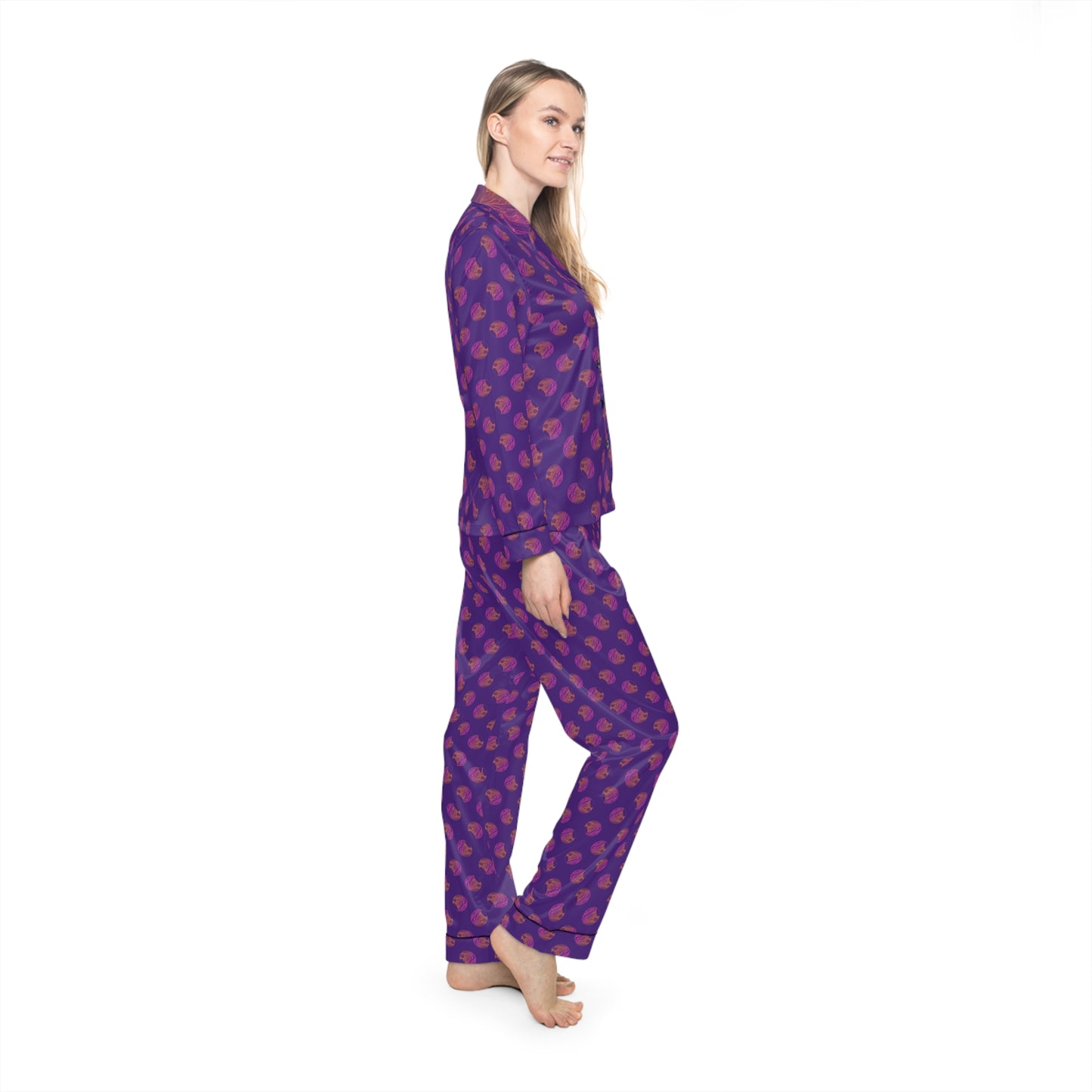 Women's Satin Pajama Set - Elegant Sleepwear