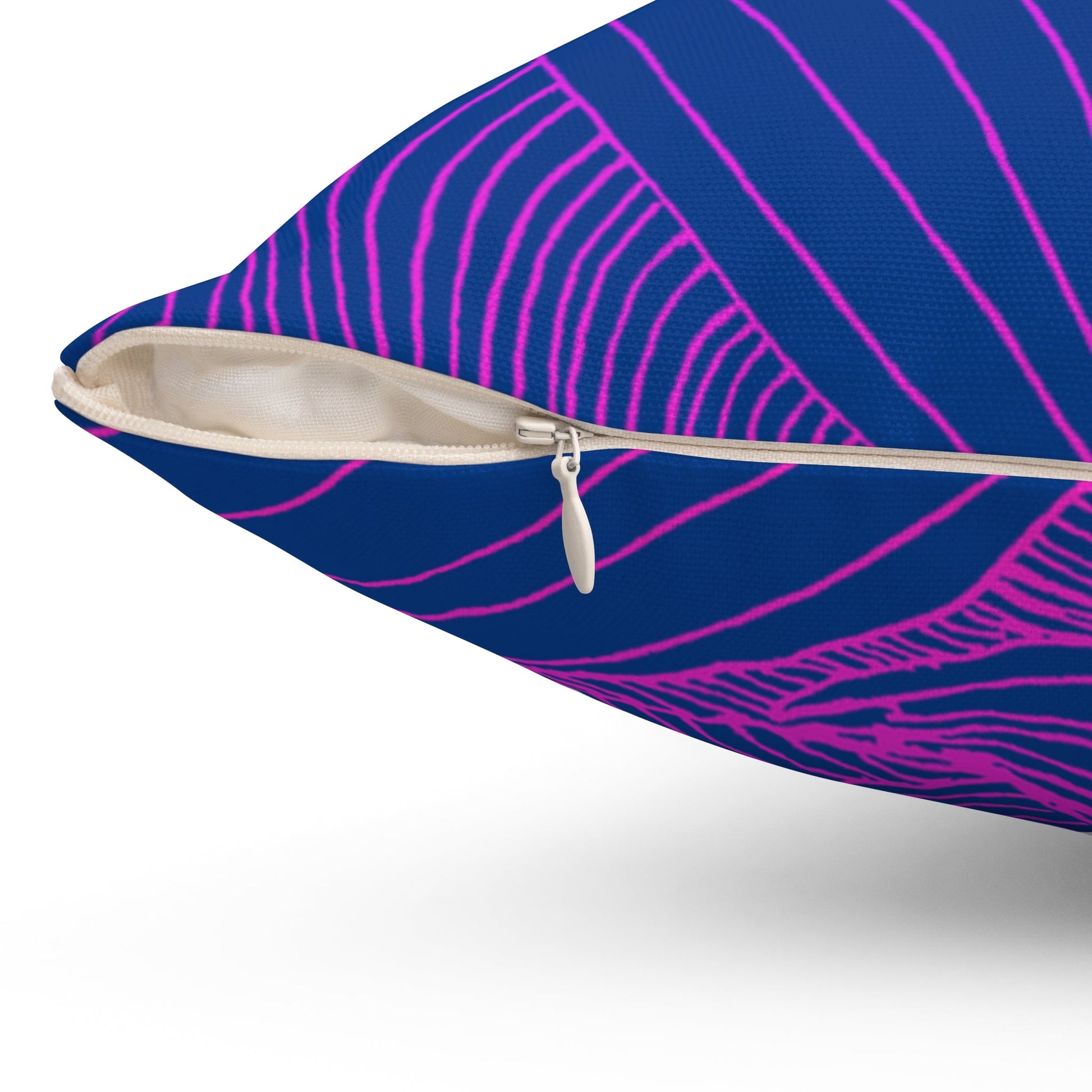 Whispers of Comfort-Spun Polyester Square Pillow