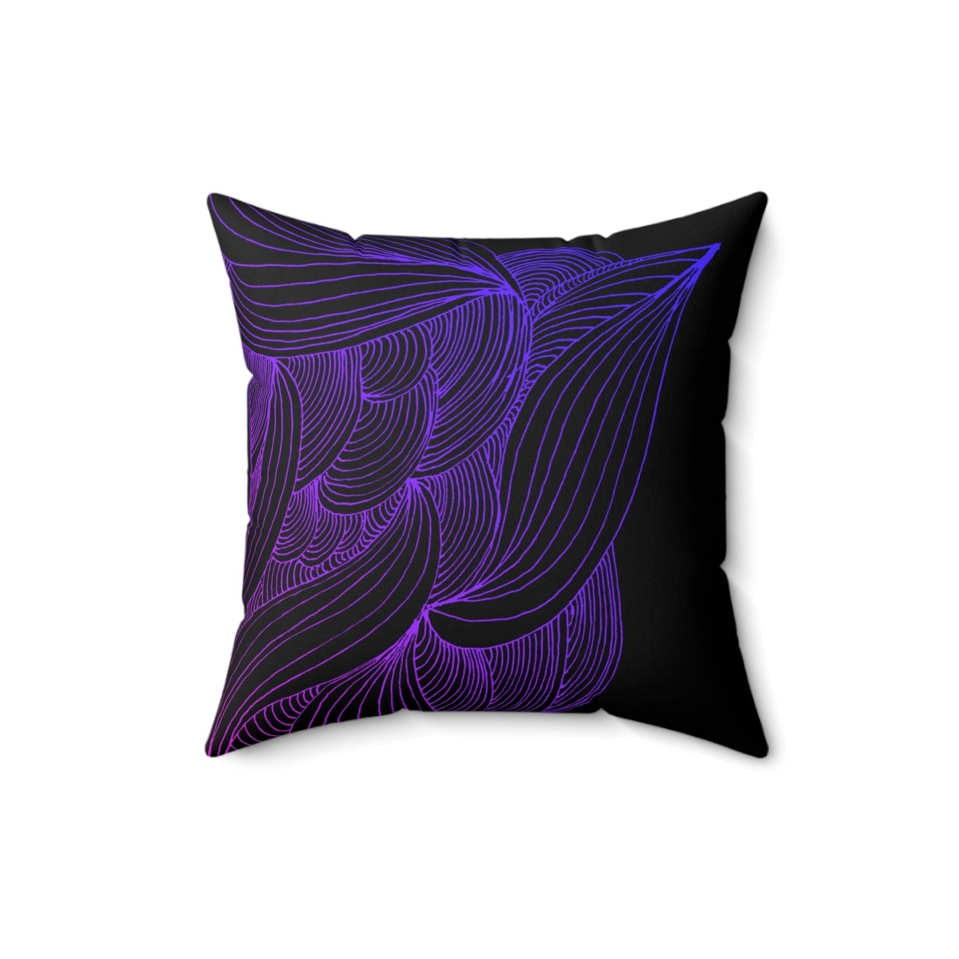 Whispers of Comfort-Spun Polyester Square Pillow