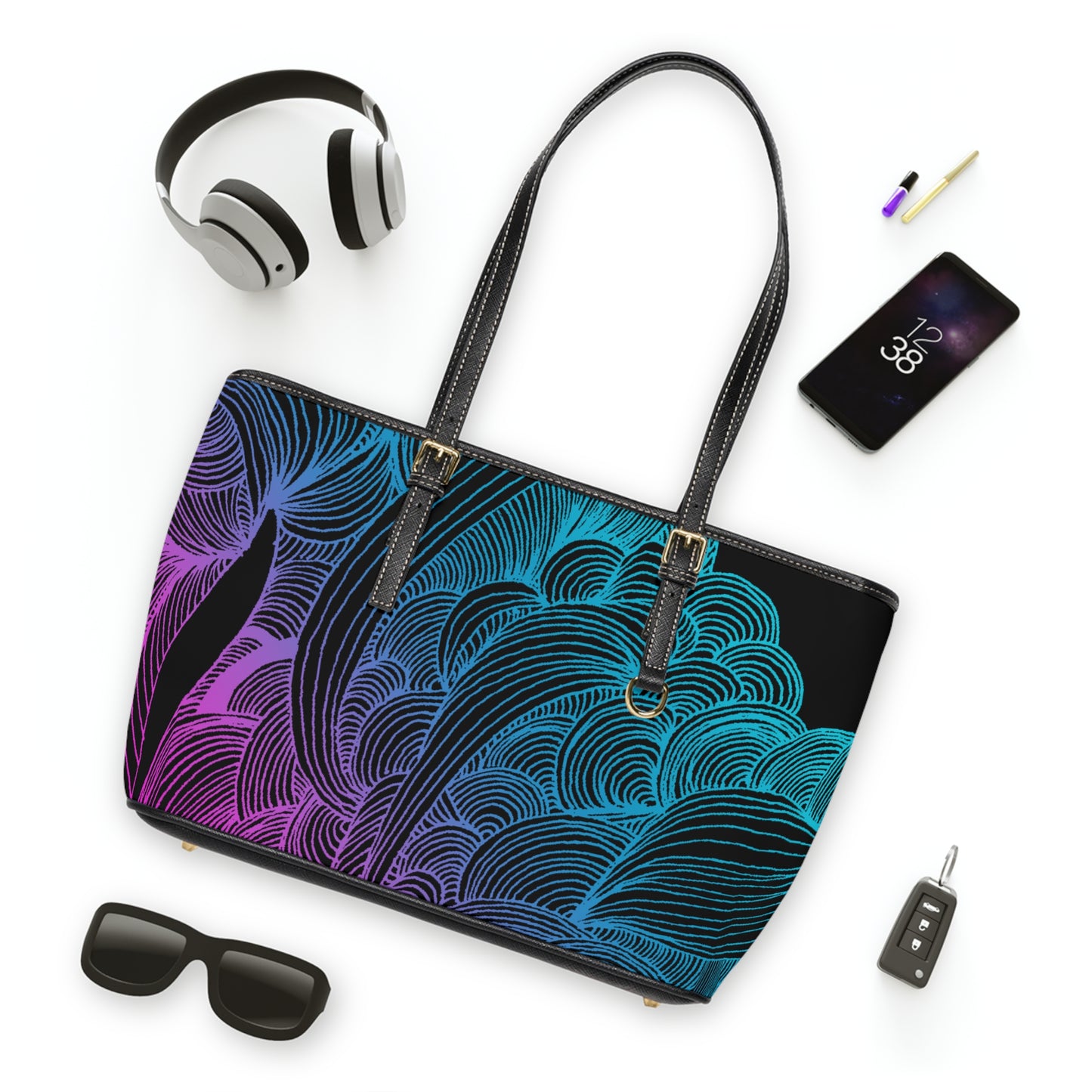 PU Leather Shoulder Bag