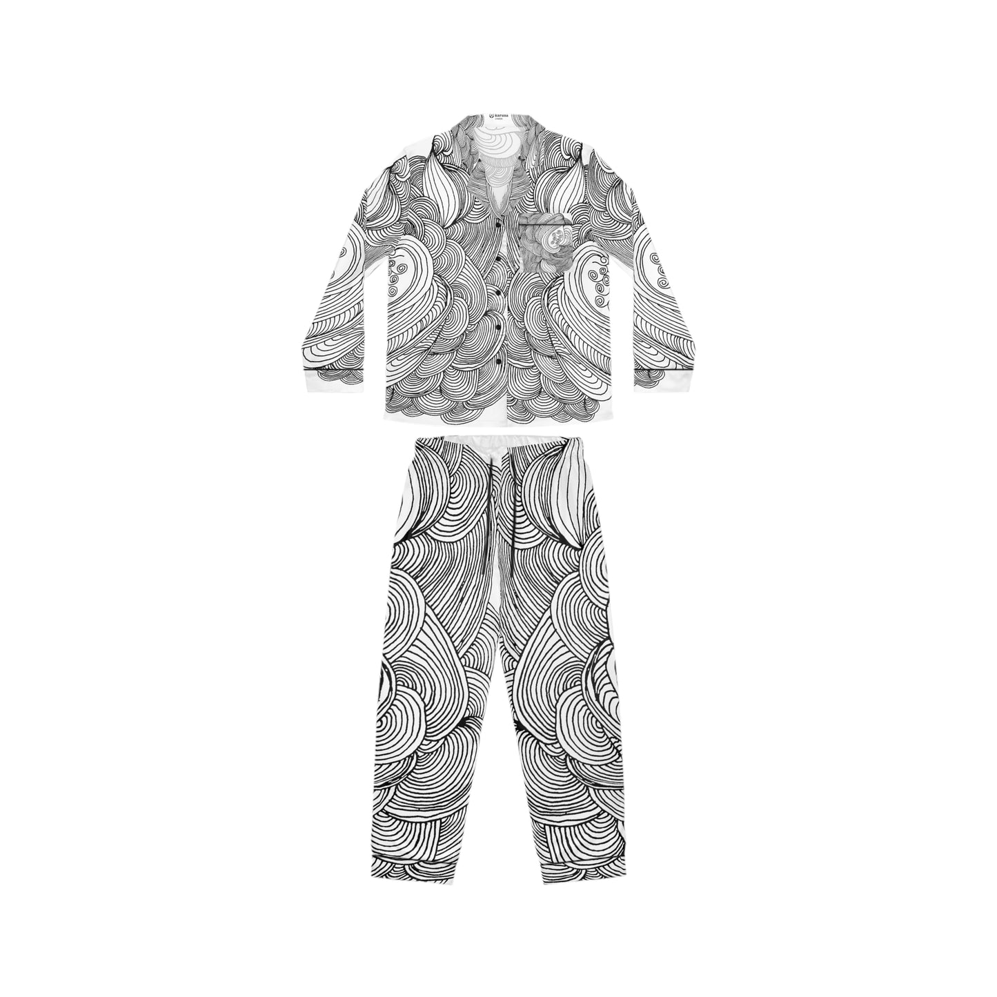 Women's Satin Pajama Set - Elegant Sleepwear