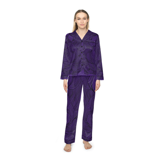 Women's Satin Pajama Set - Elegant Sleepwear