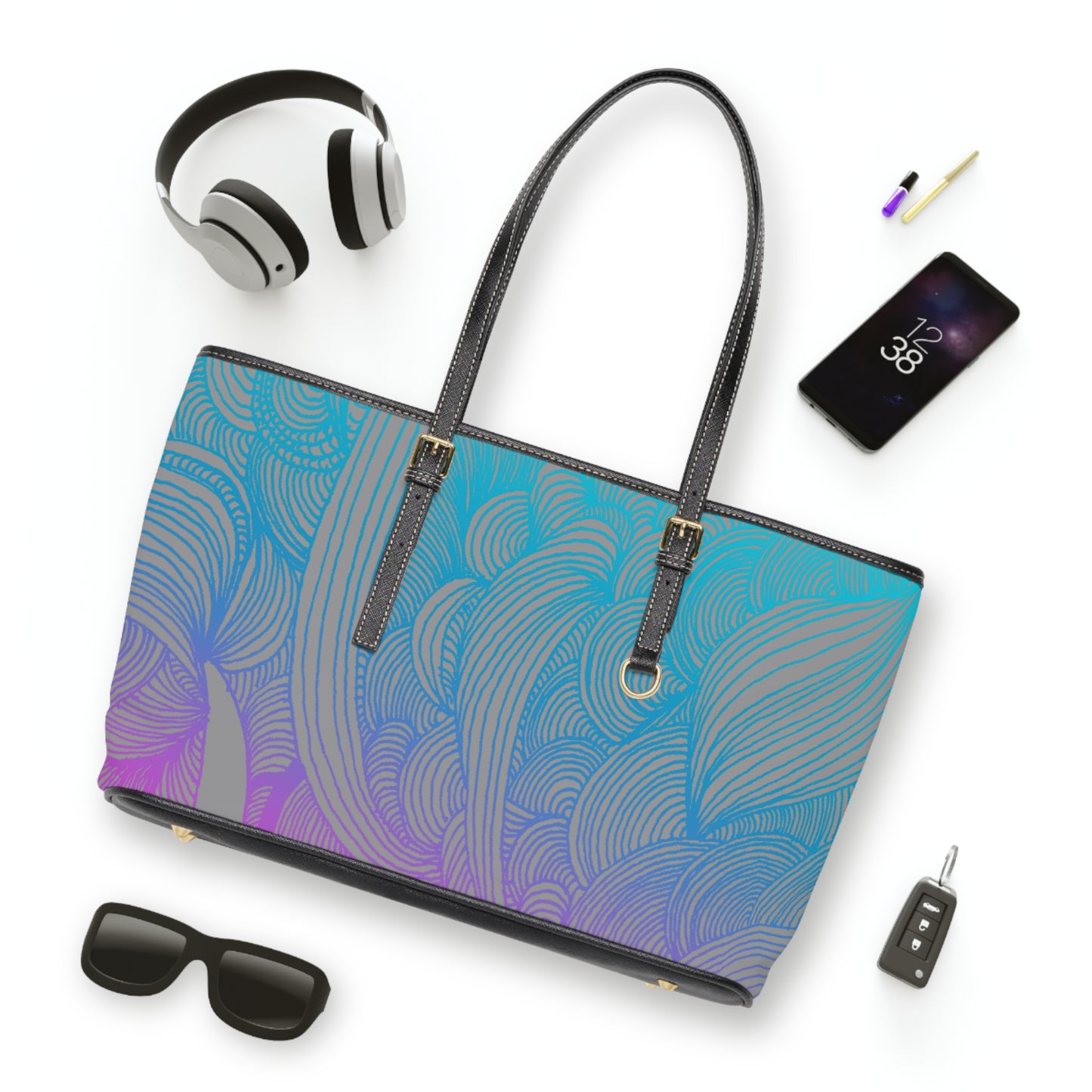 PU Leather Shoulder Bag
