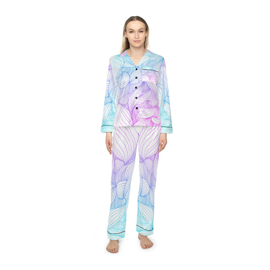 Women's Satin Pajama Set - Elegant Sleepwear