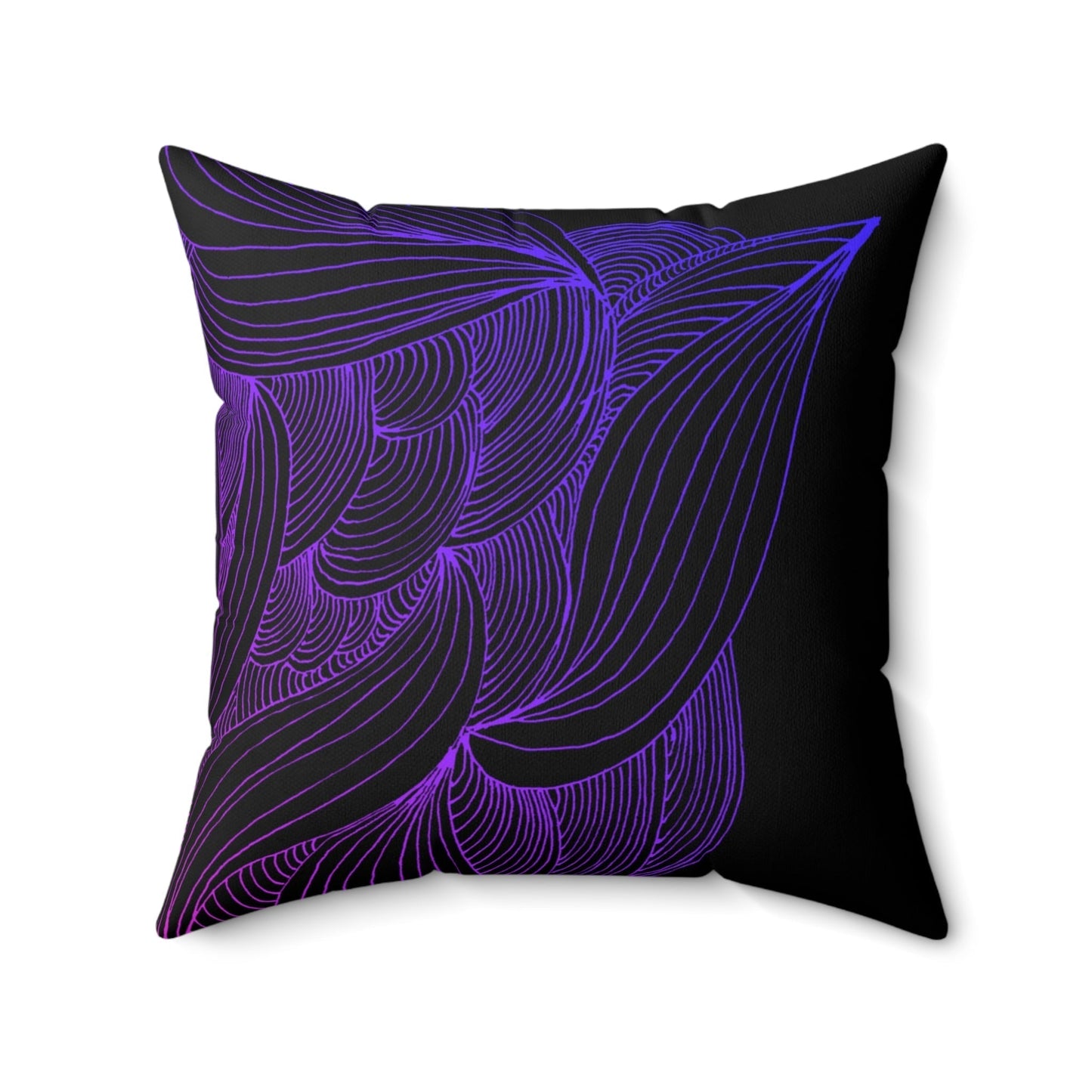 Whispers of Comfort-Spun Polyester Square Pillow