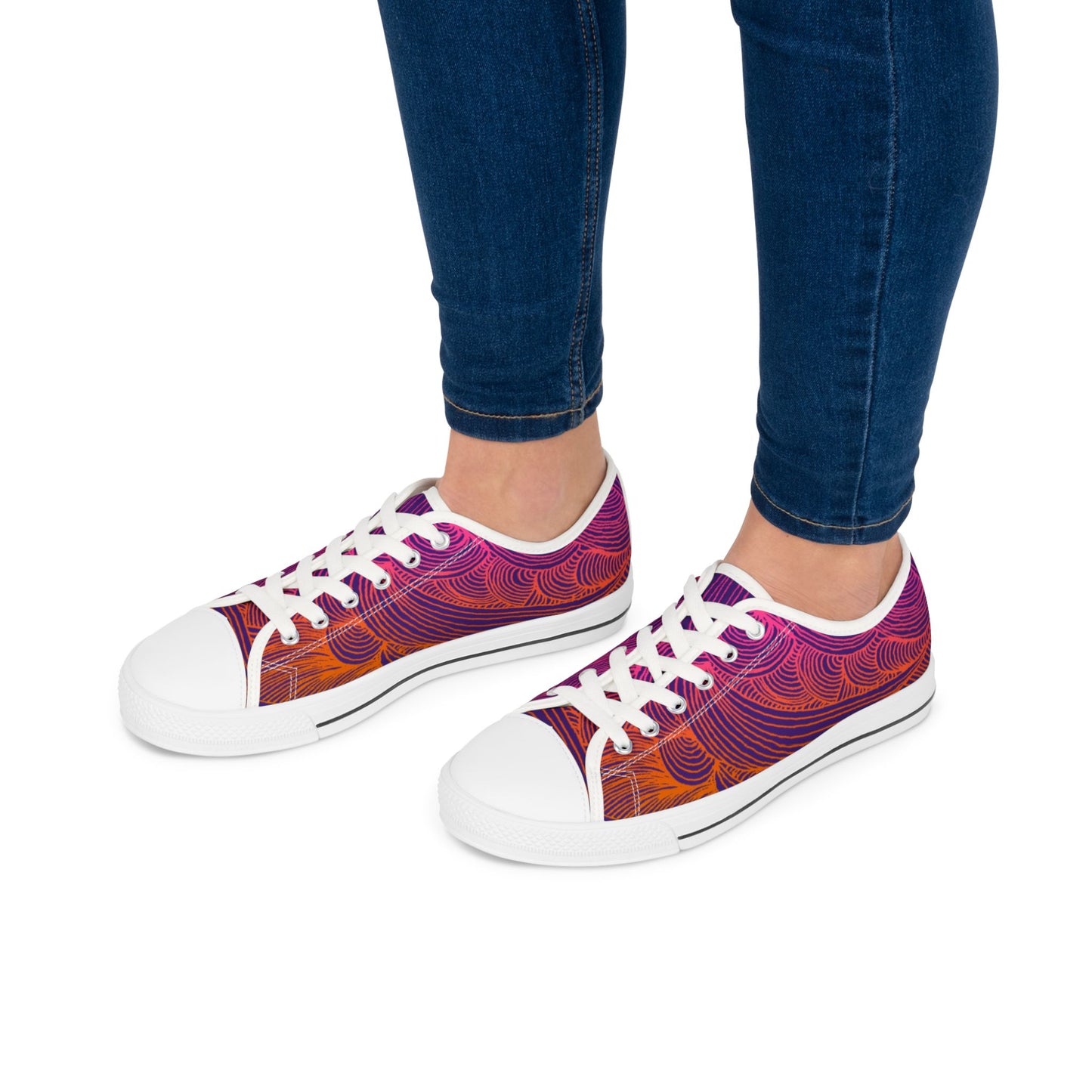 Compassionate Steps-Women's Low Top Sneakers