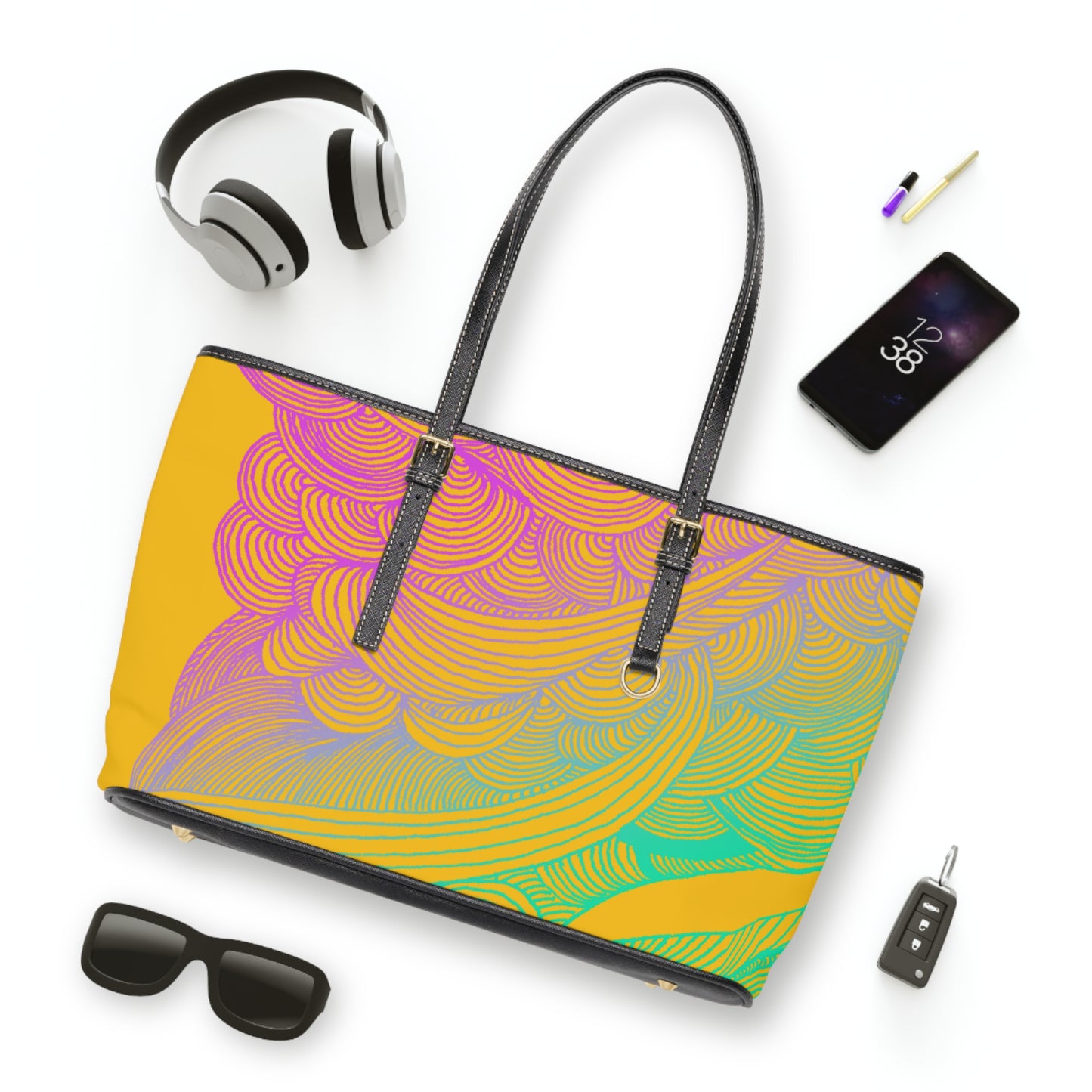 PU Leather Shoulder Bag