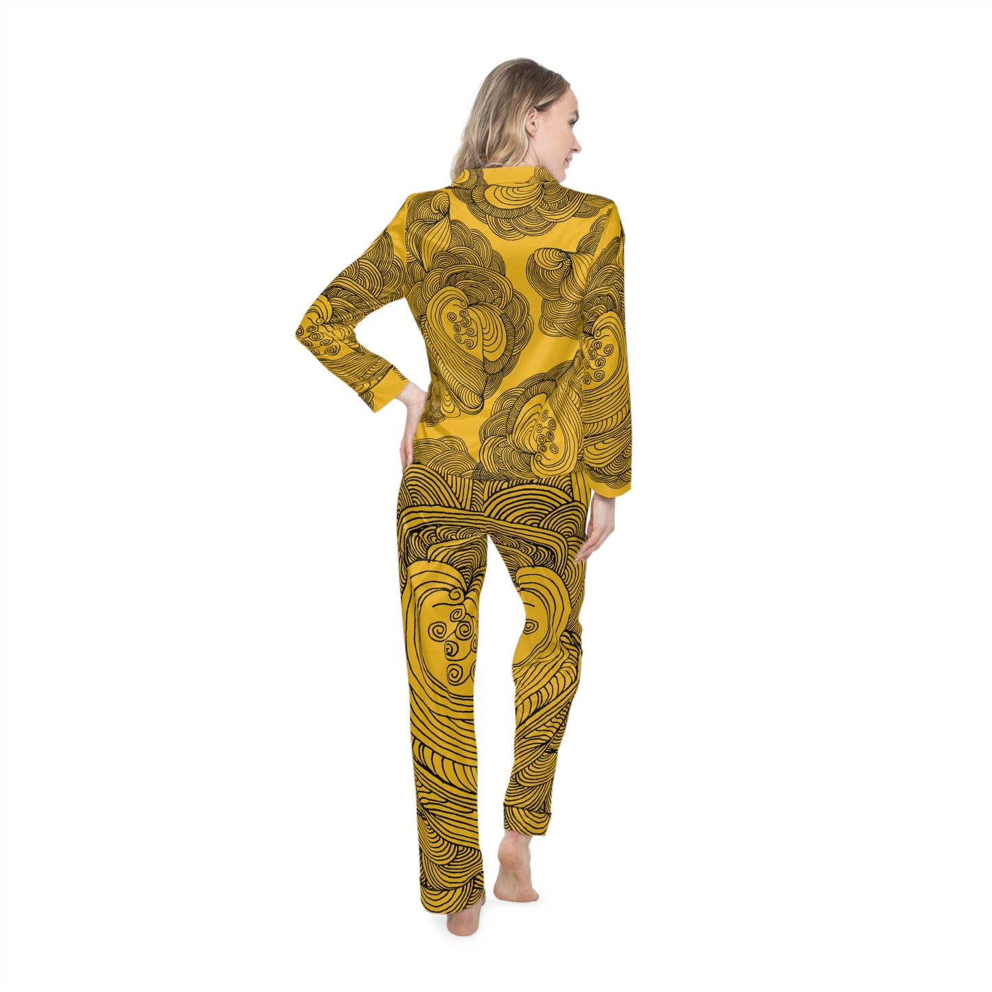 Women's Satin Pajama Set - Elegant Sleepwear