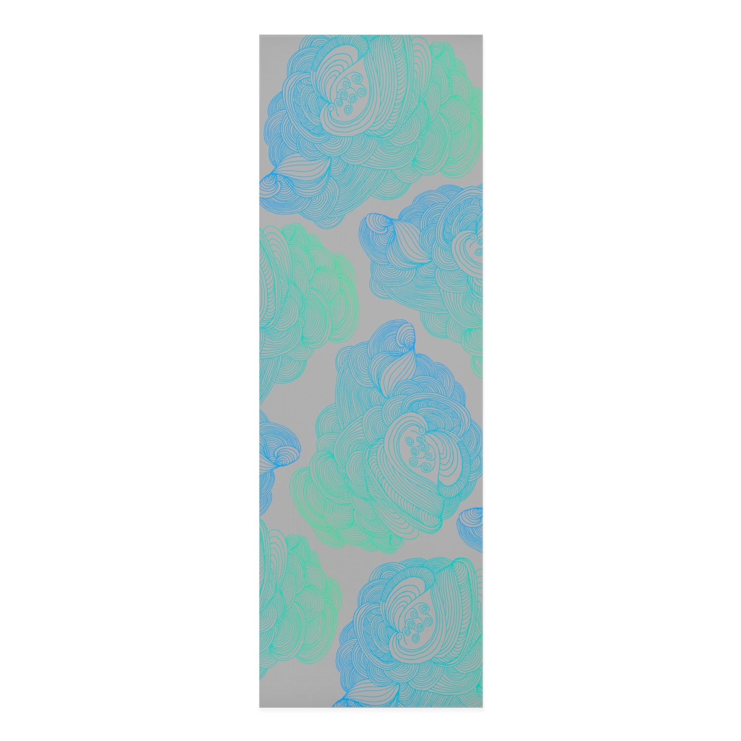 Tranquil Waves Foam Yoga Mat - Comfortable Non-Slip Exercise Mat for All Levels