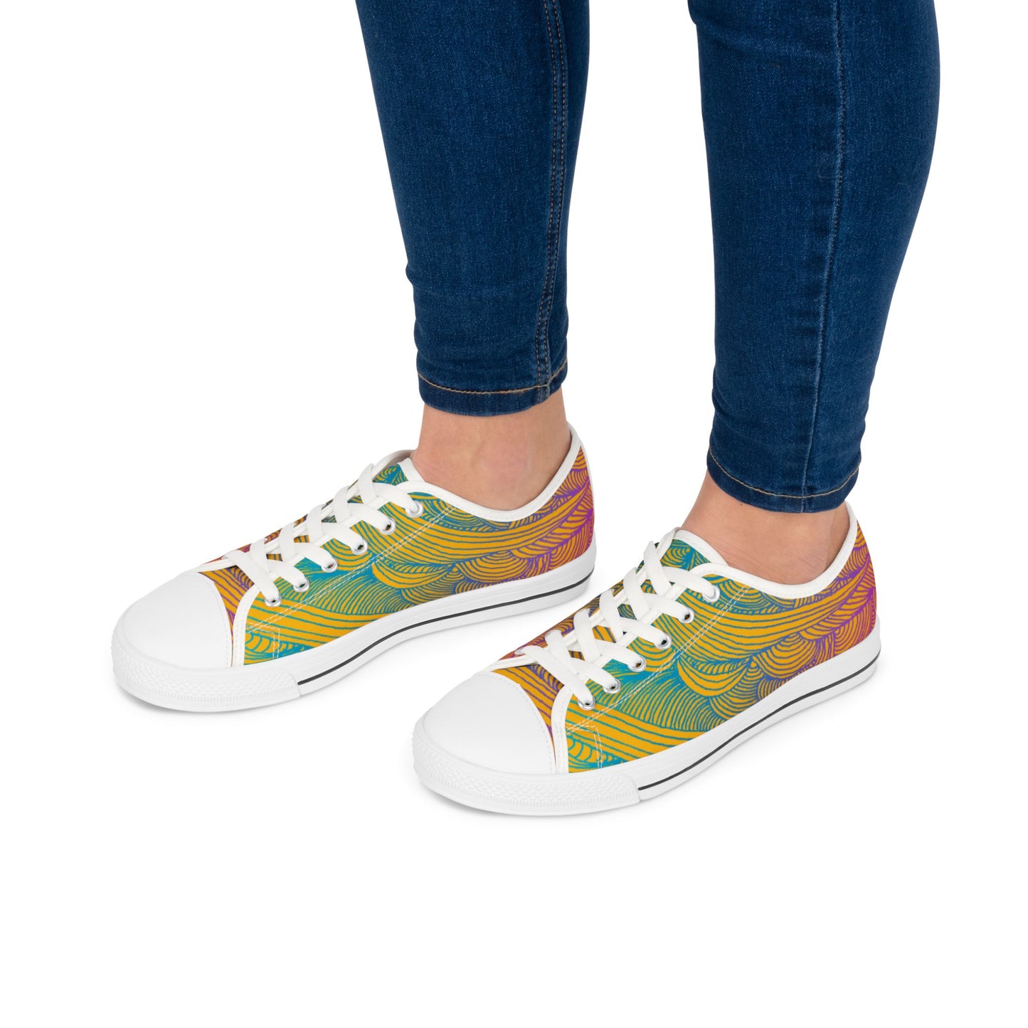 Compassionate Steps-Women's Low Top Sneakers