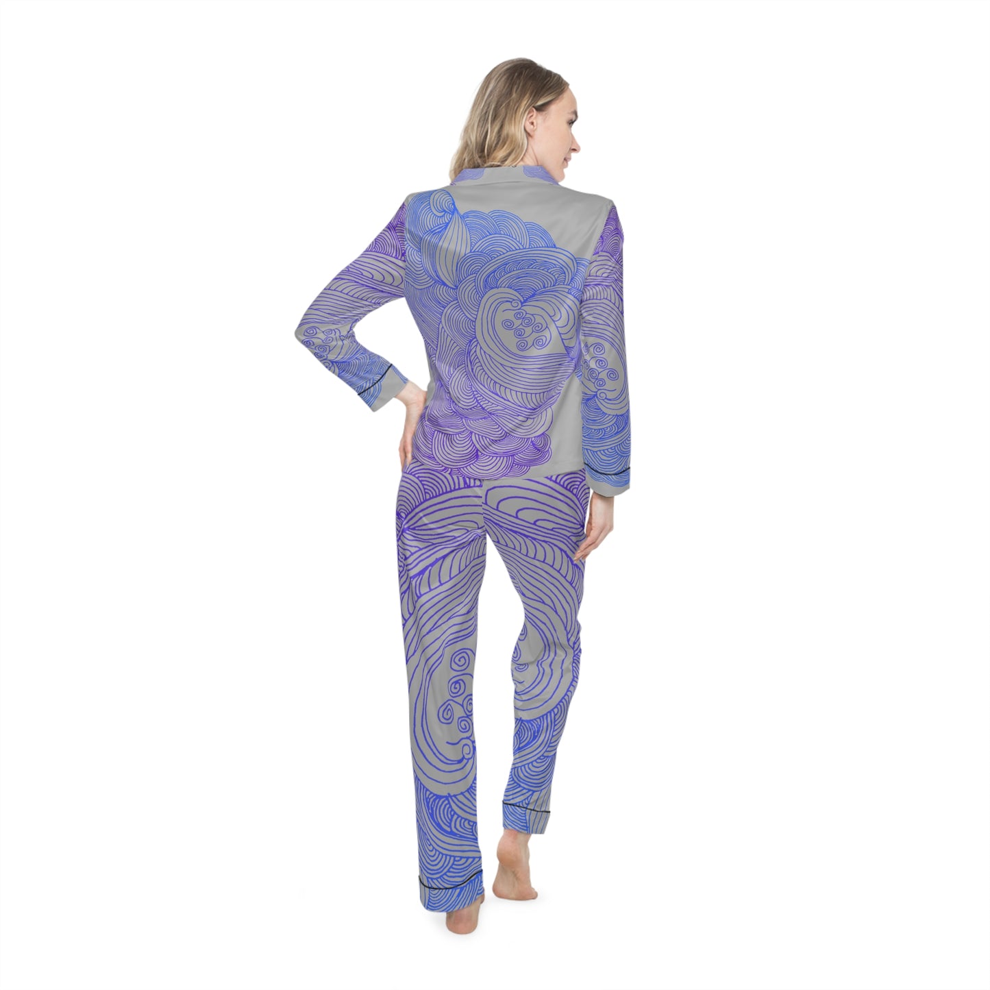 Women's Satin Pajama Set - Elegant Sleepwear