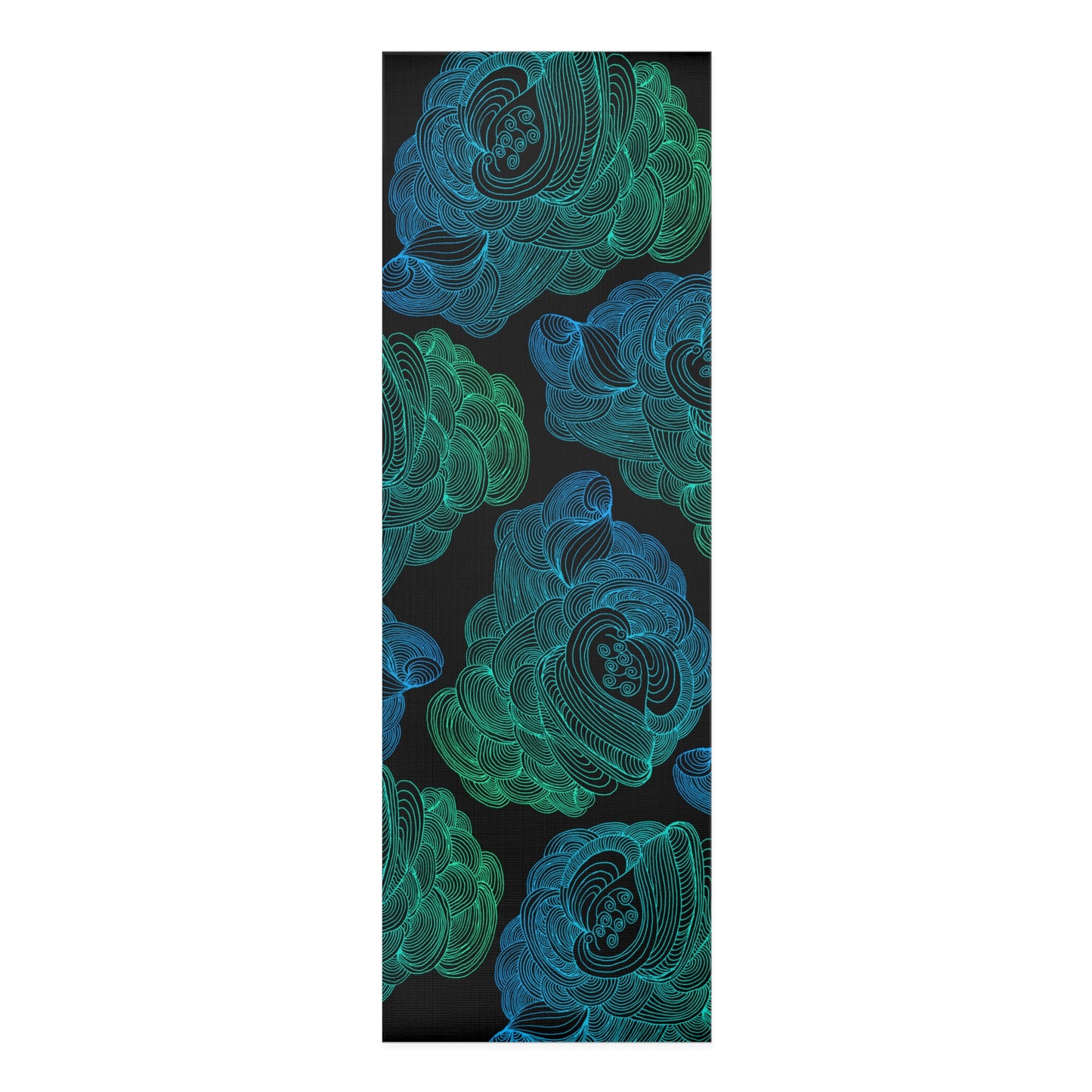 Tranquil Waves Foam Yoga Mat - Comfortable Non-Slip Exercise Mat for All Levels