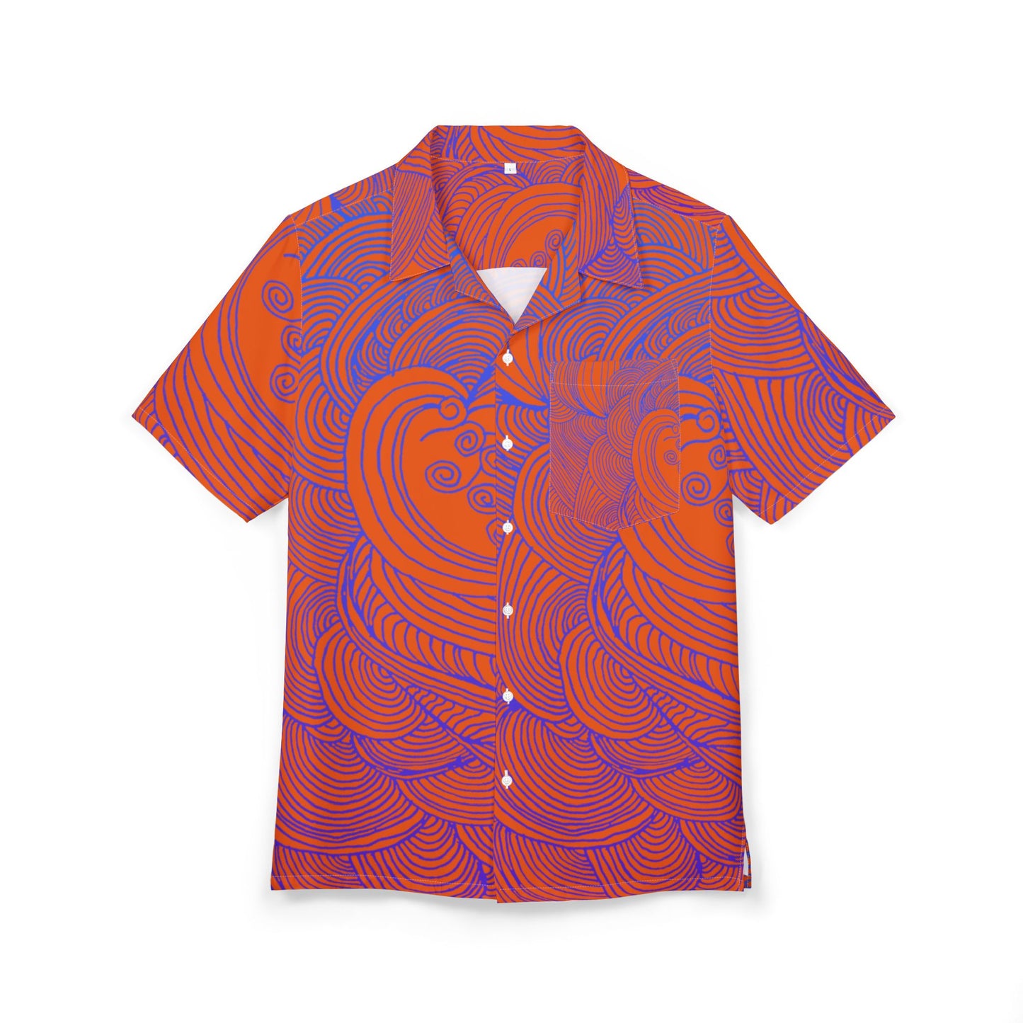 Unisex Hawaiian Button-Down Shirt - Tropical Summer Vibes
