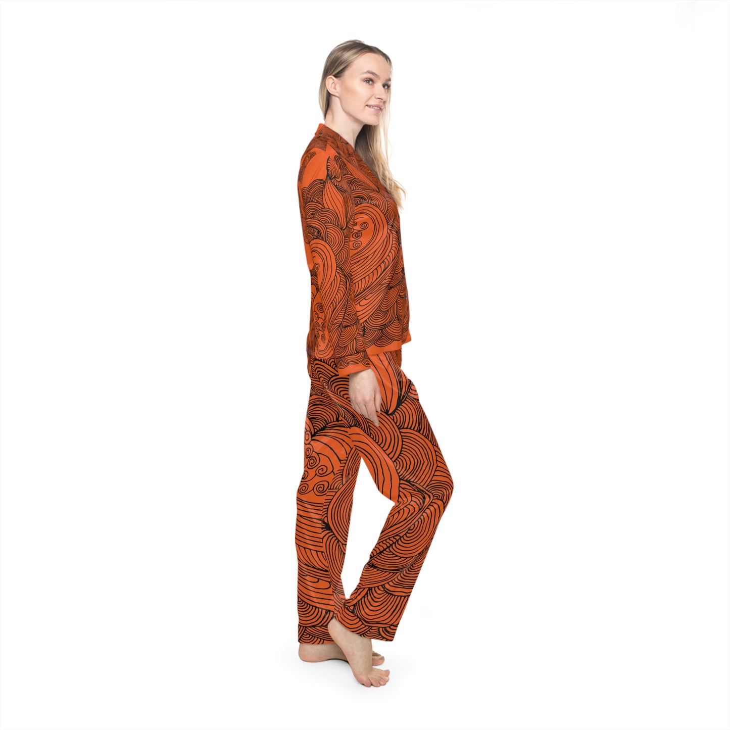 Women's Satin Pajama Set - Elegant Sleepwear