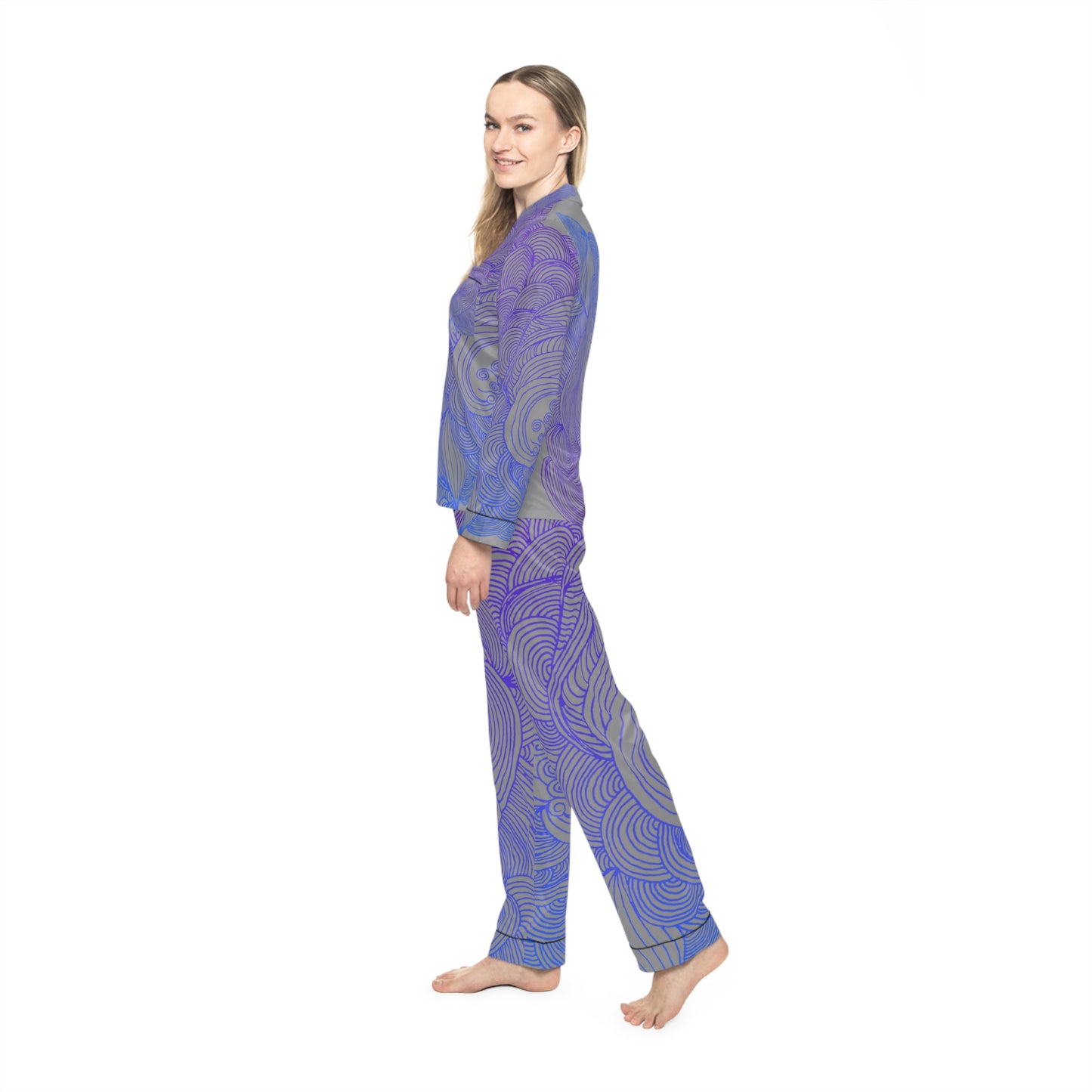 Women's Satin Pajama Set - Elegant Sleepwear
