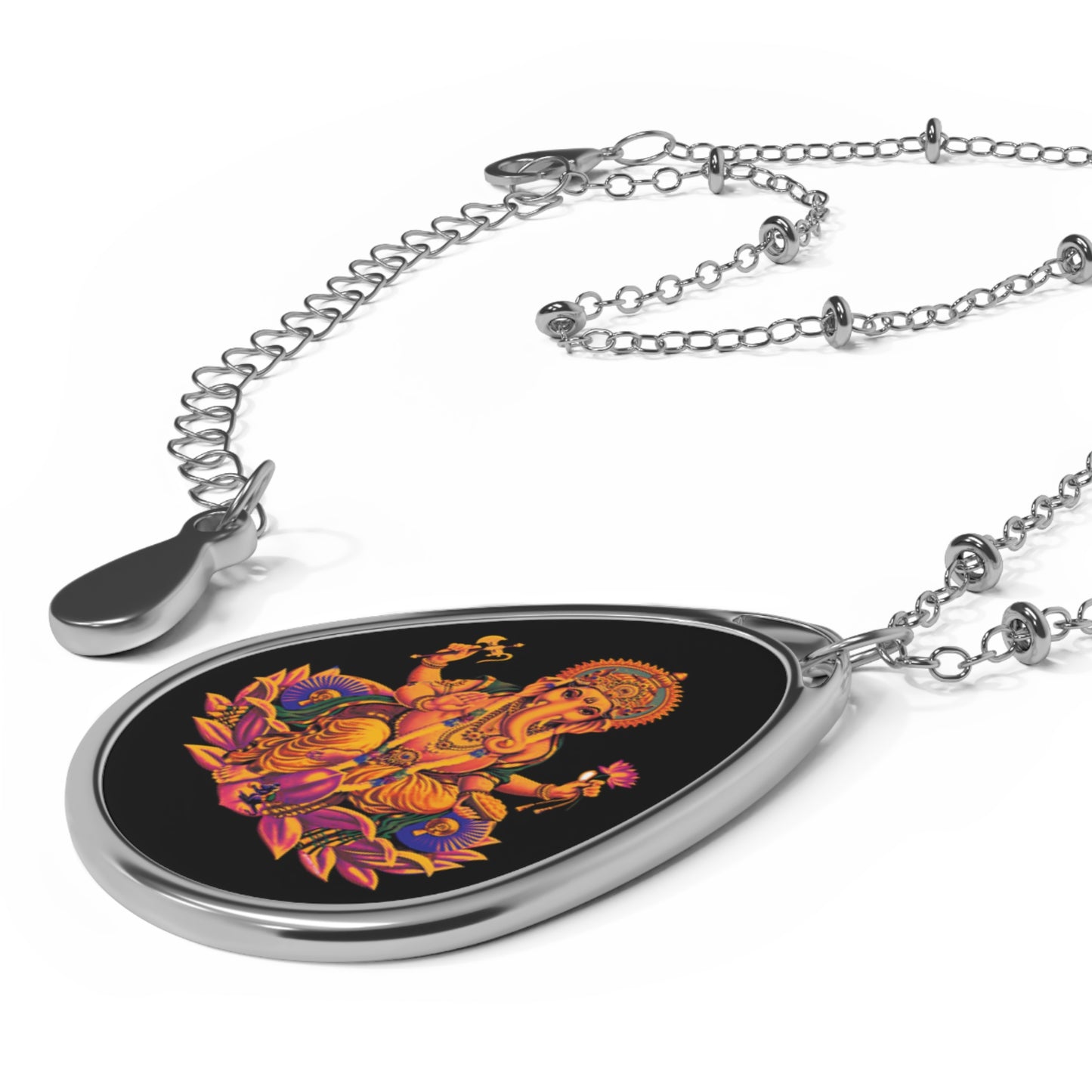 Ganesha Oval Necklace