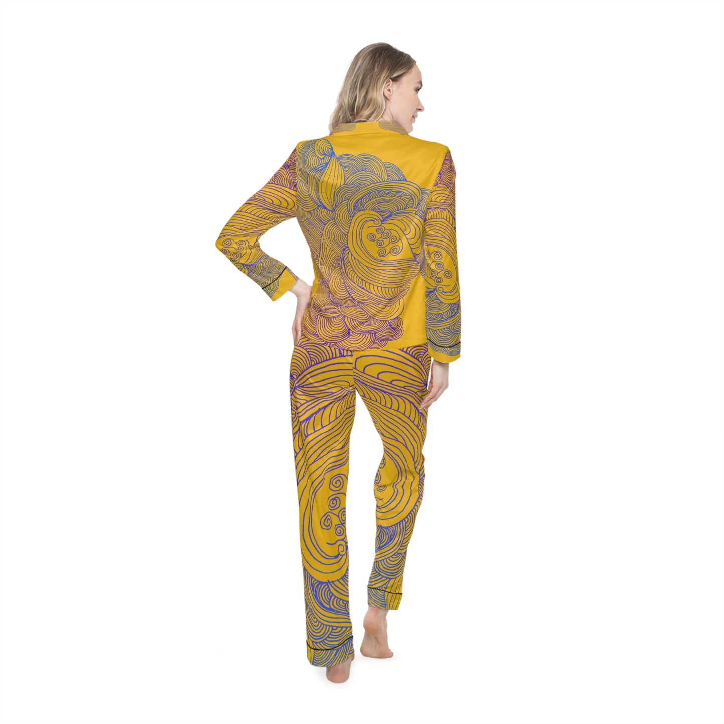 Women's Satin Pajama Set - Elegant Sleepwear