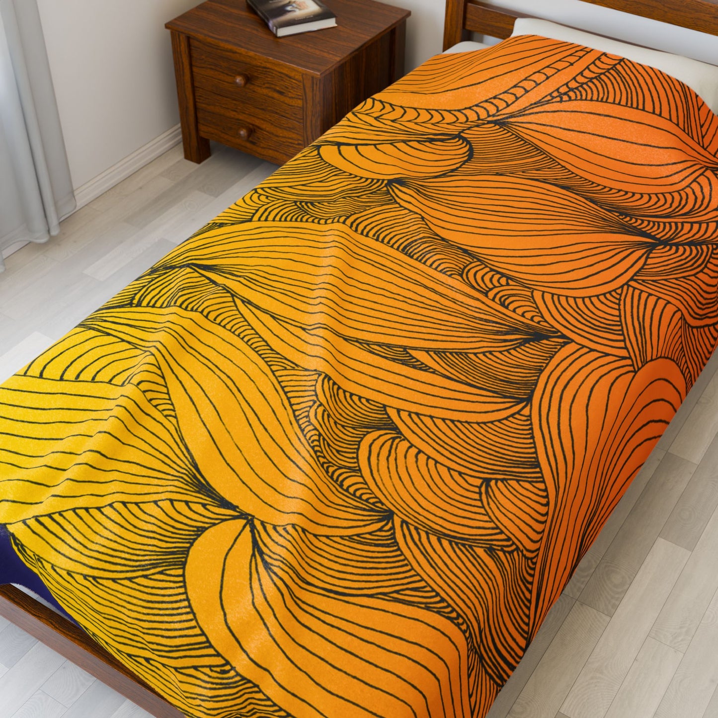 Wrapped in Kindness-Velveteen Plush Blanket