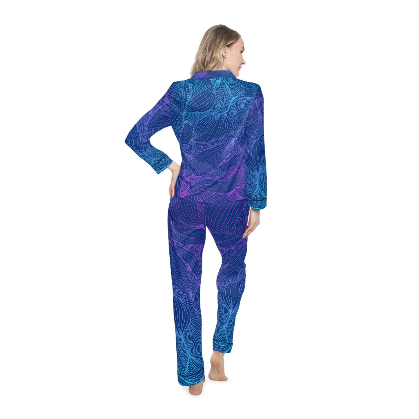 Women's Satin Pajama Set - Elegant Sleepwear