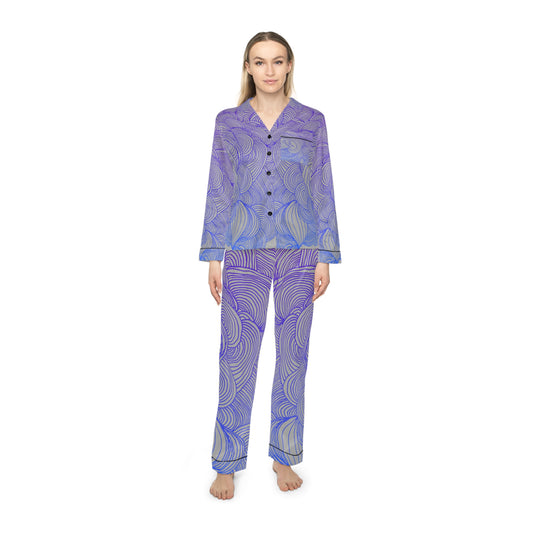 Women's Satin Pajama Set - Elegant Sleepwear
