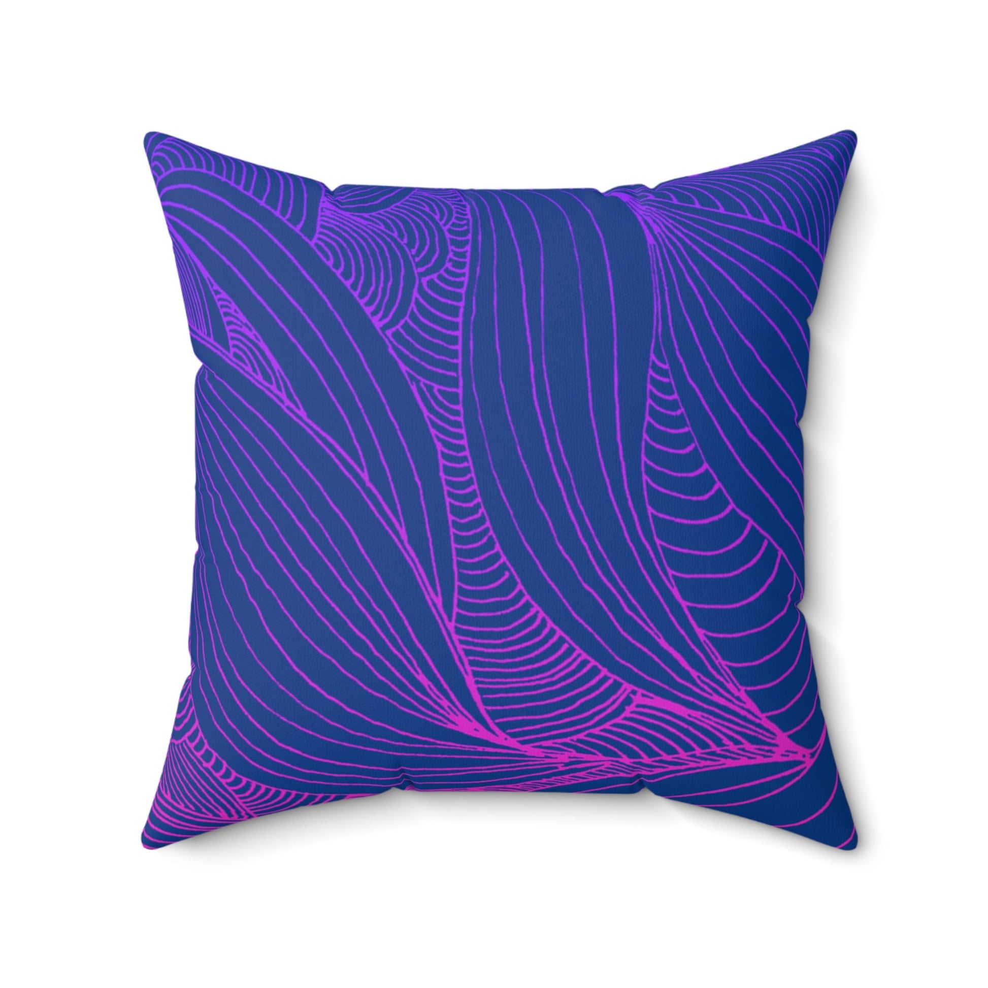 Whispers of Comfort-Spun Polyester Square Pillow