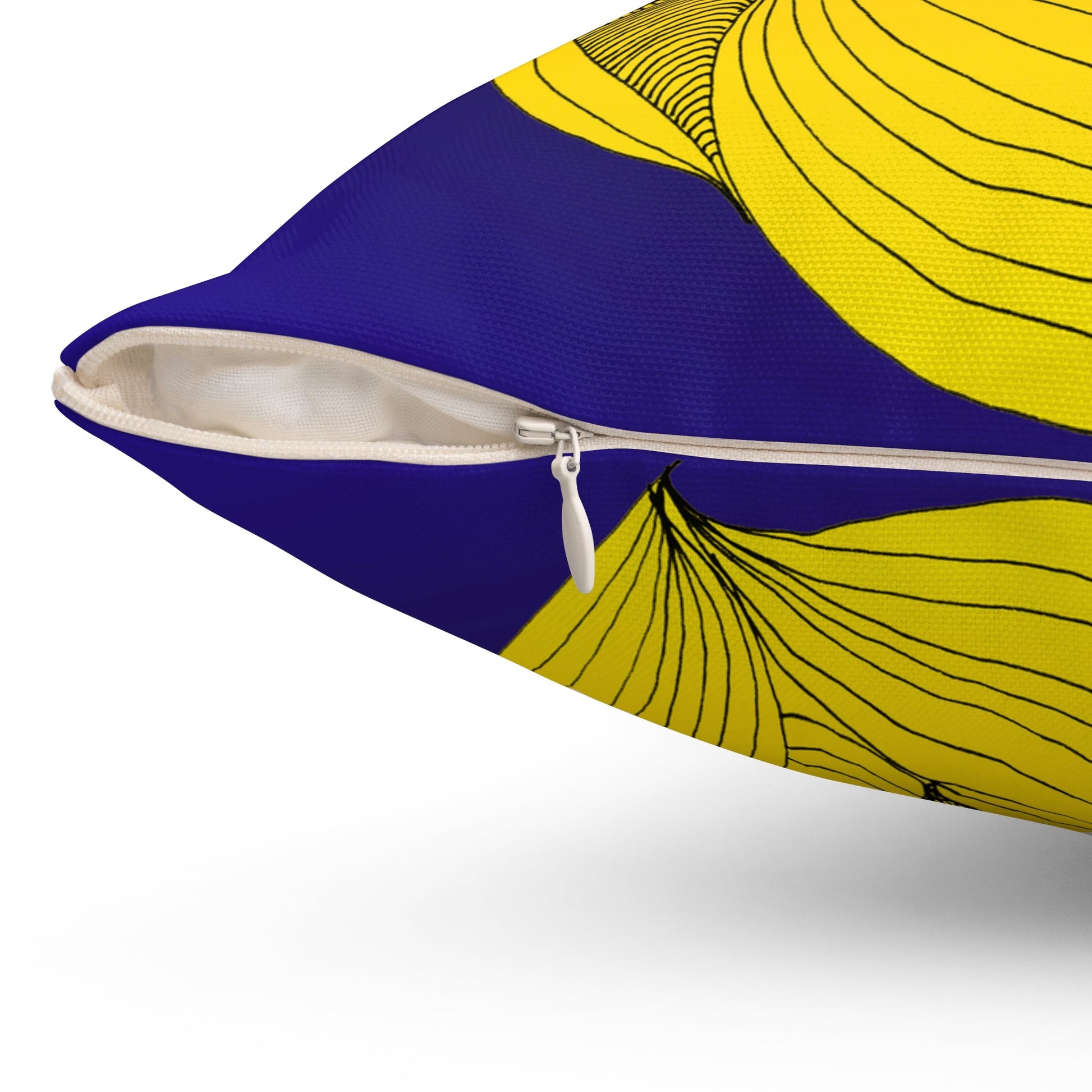 Whispers of Comfort-Spun Polyester Square Pillow