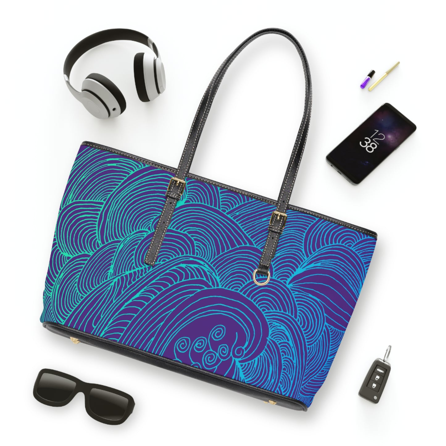 PU Leather Shoulder Bag