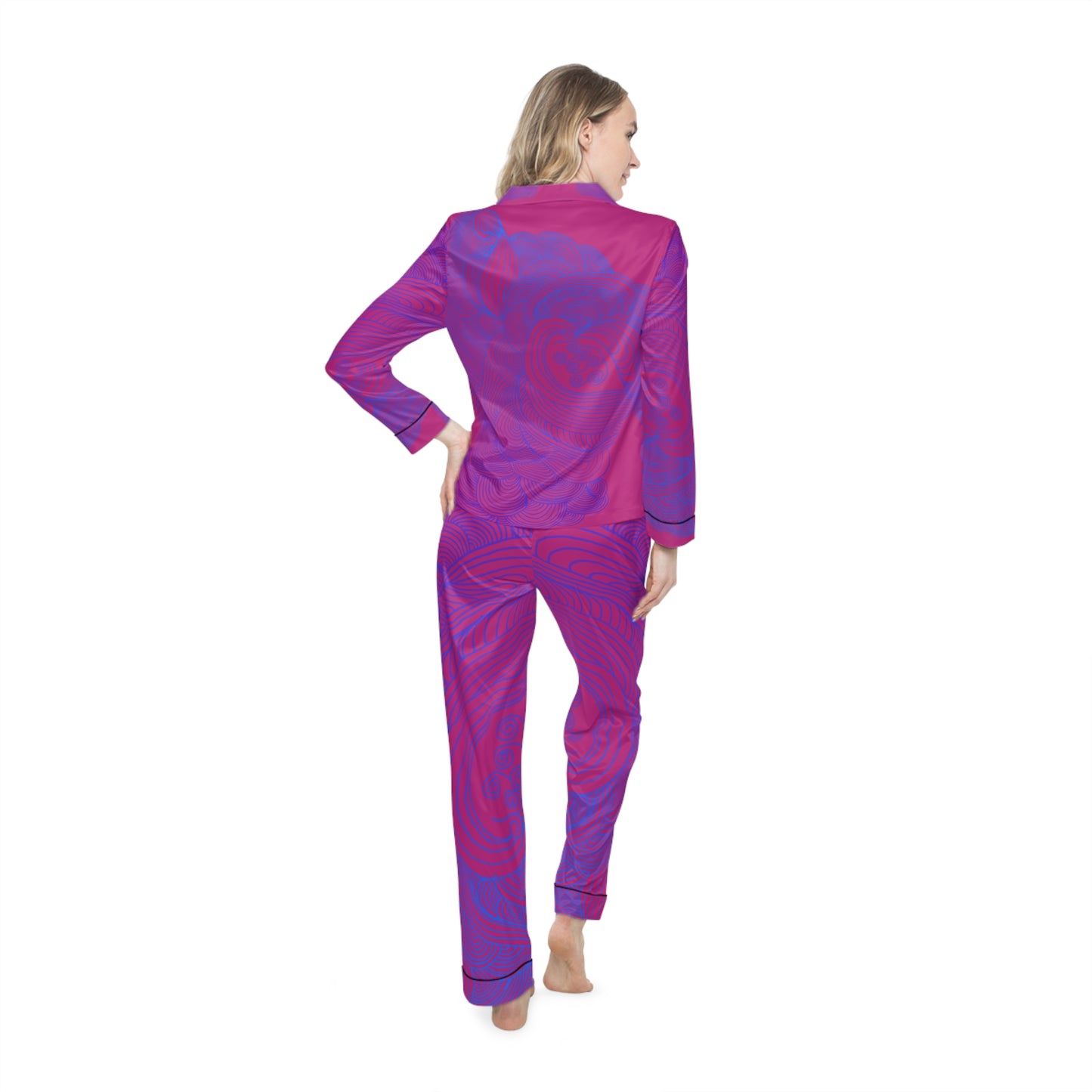 Women's Satin Pajama Set - Elegant Sleepwear
