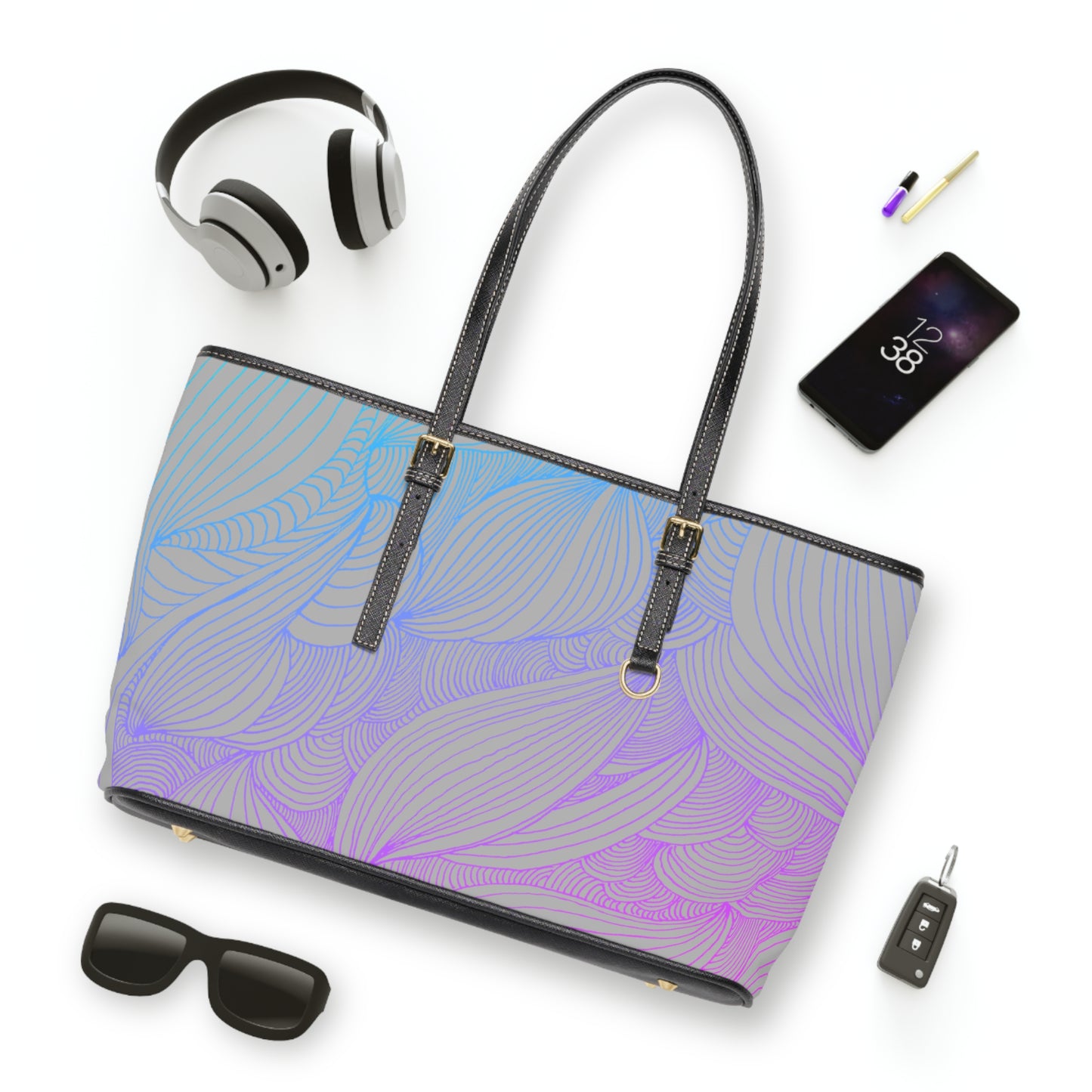 PU Leather Shoulder Bag