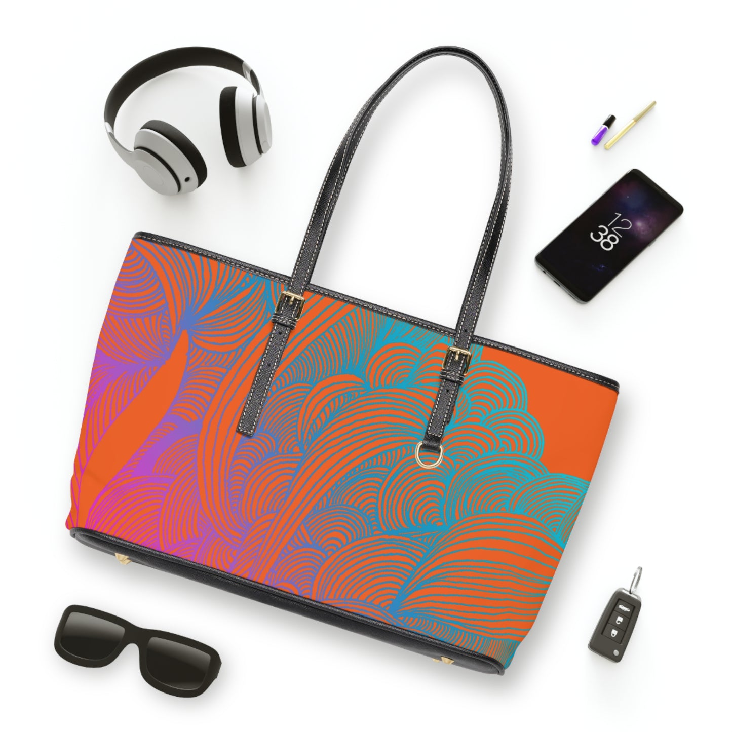 PU Leather Shoulder Bag