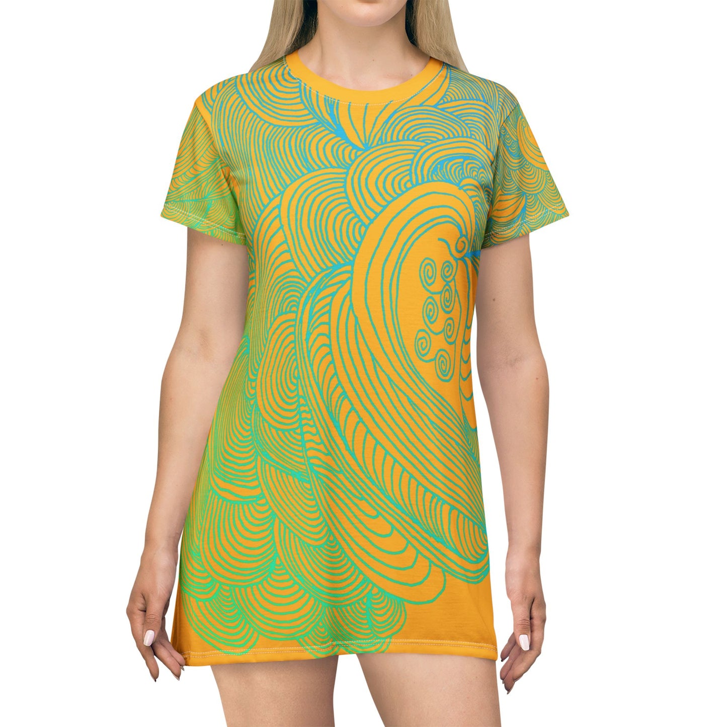 Flow of Love-T-Shirt Dress