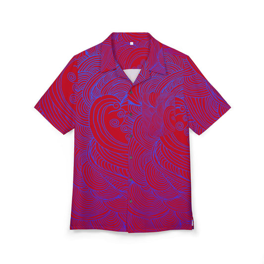 Unisex Hawaiian Button-Down Shirt - Tropical Summer Vibes