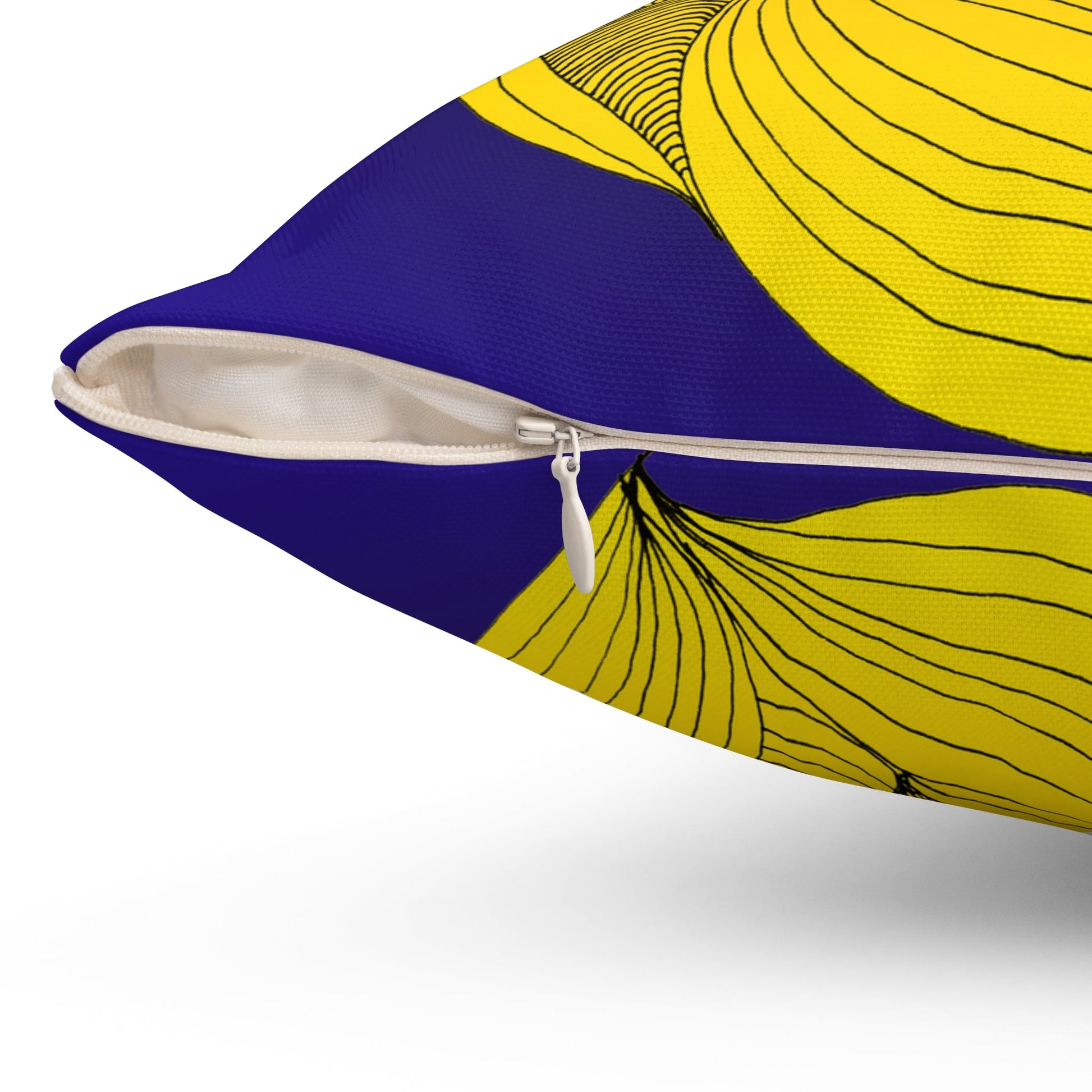 Whispers of Comfort-Spun Polyester Square Pillow