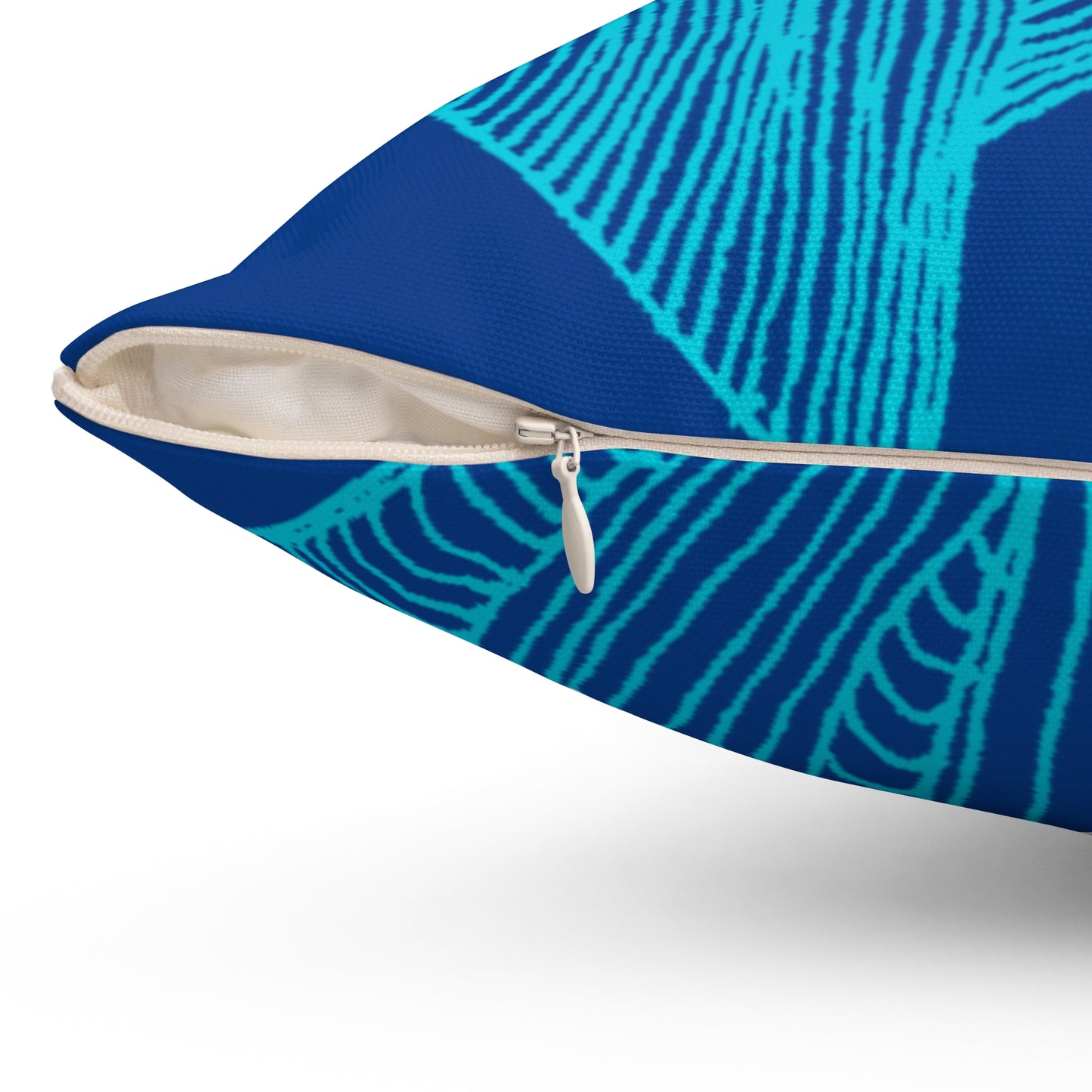 Whispers of Comfort-Spun Polyester Square Pillow