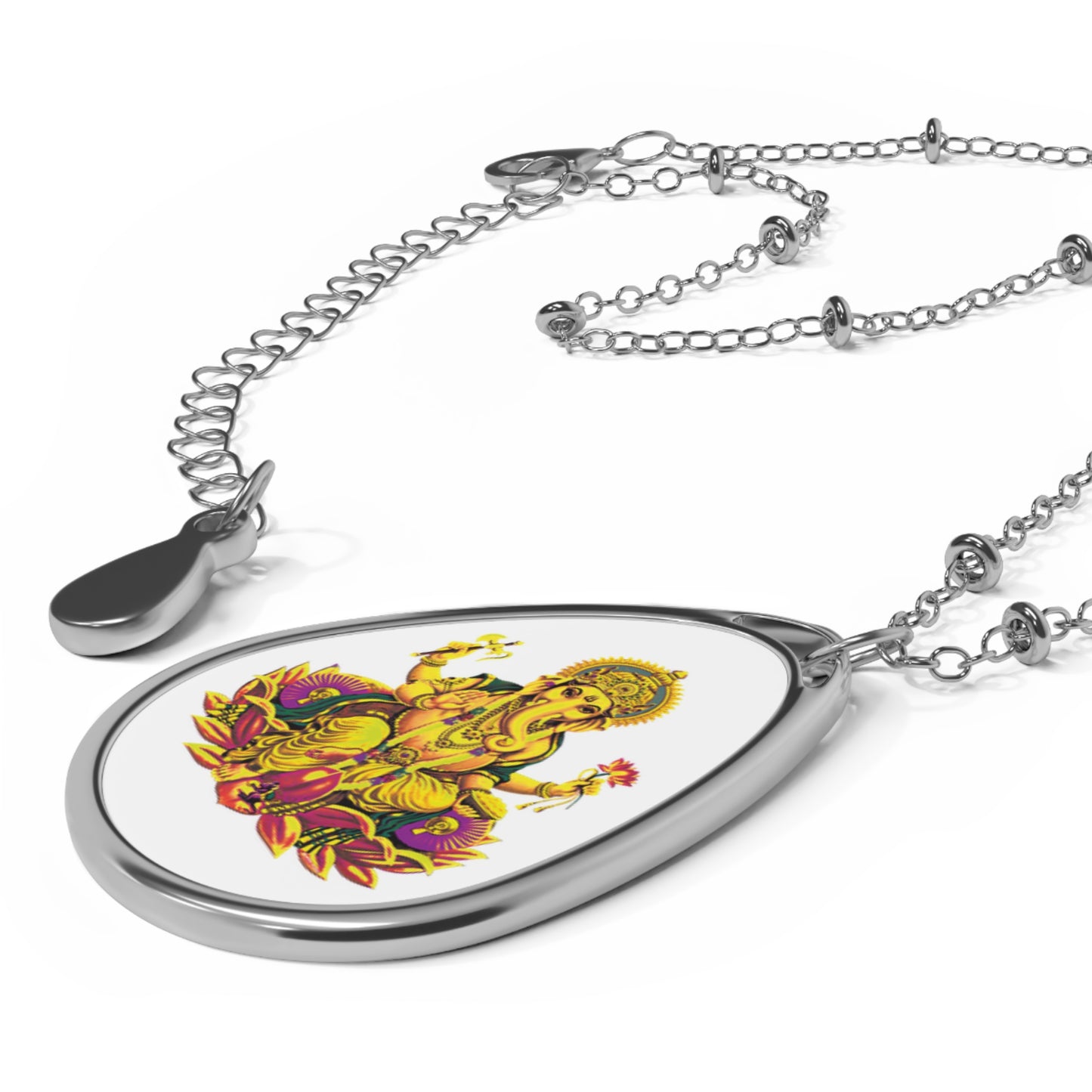 Ganesha Oval Necklace