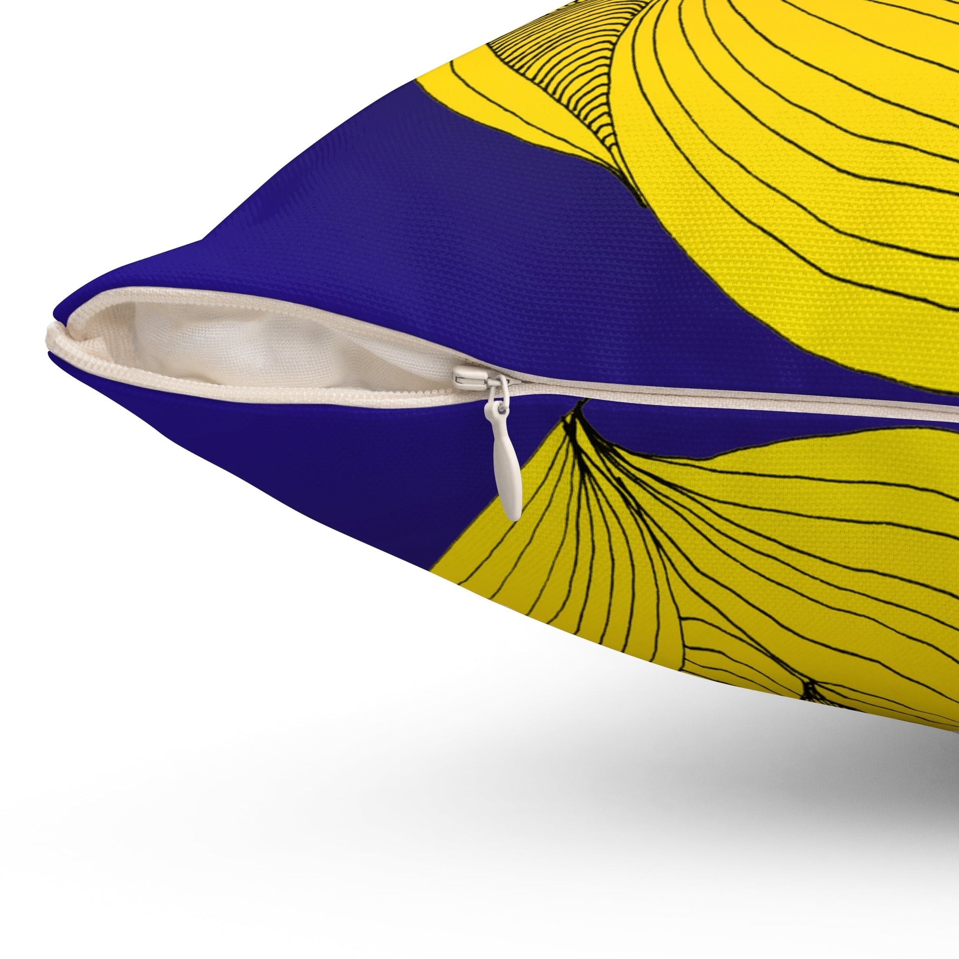 Whispers of Comfort-Spun Polyester Square Pillow