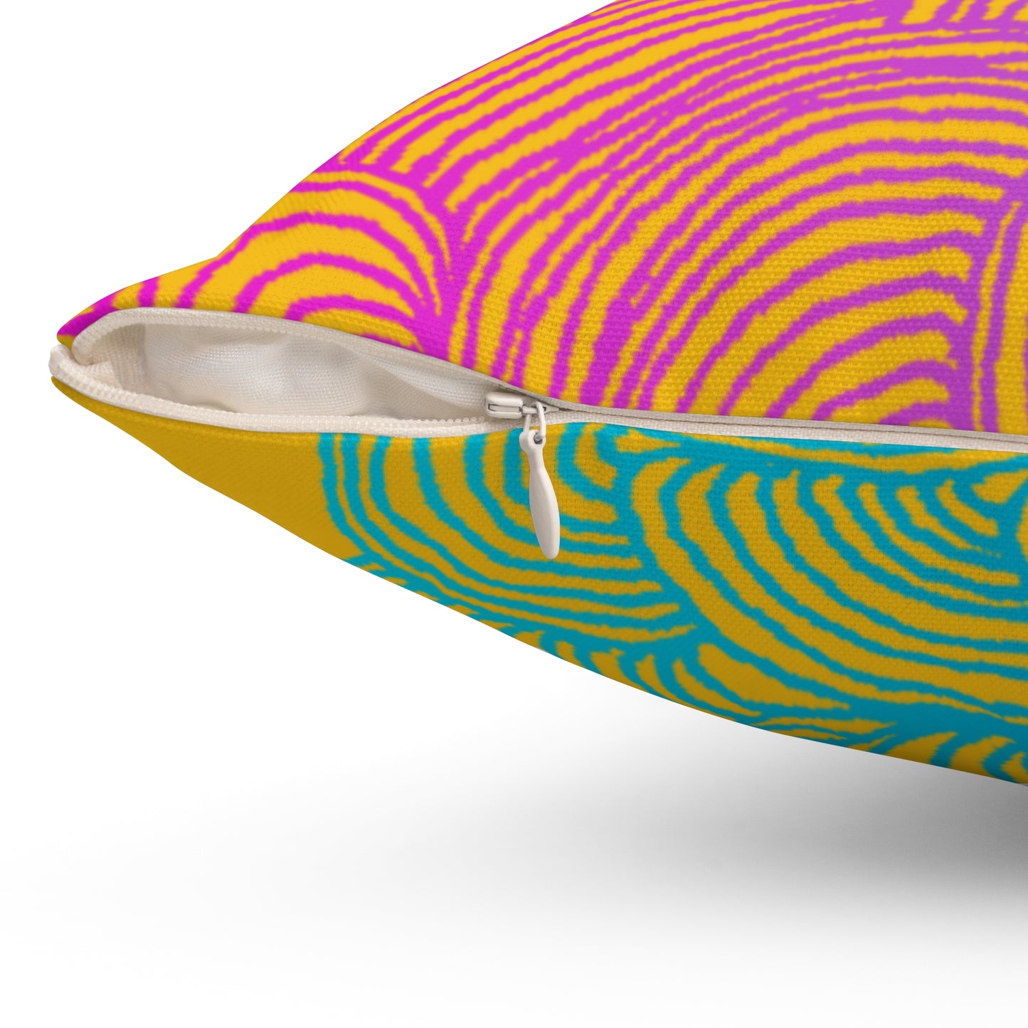 Whispers of Comfort-Spun Polyester Square Pillow