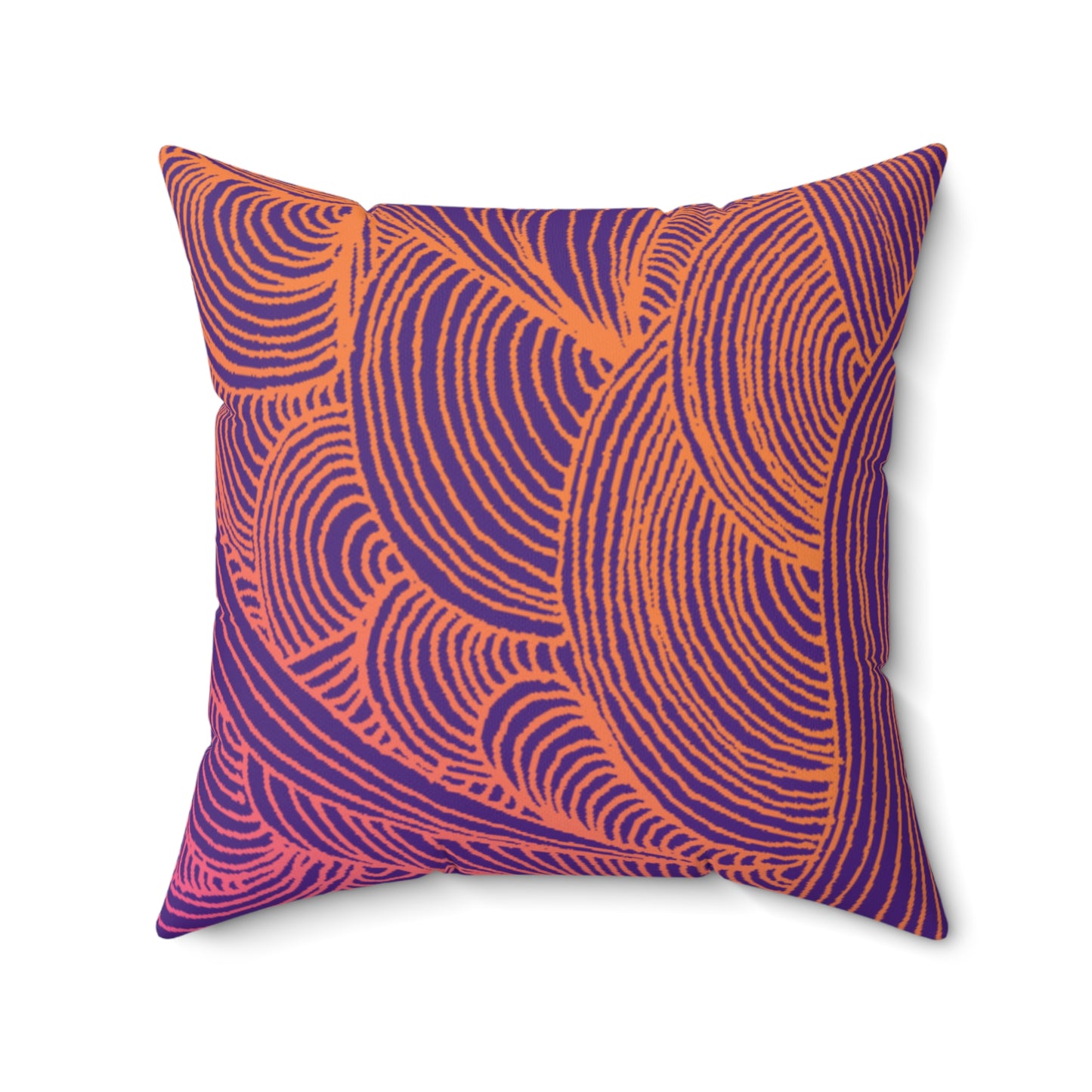 Whispers of Comfort-Spun Polyester Square Pillow