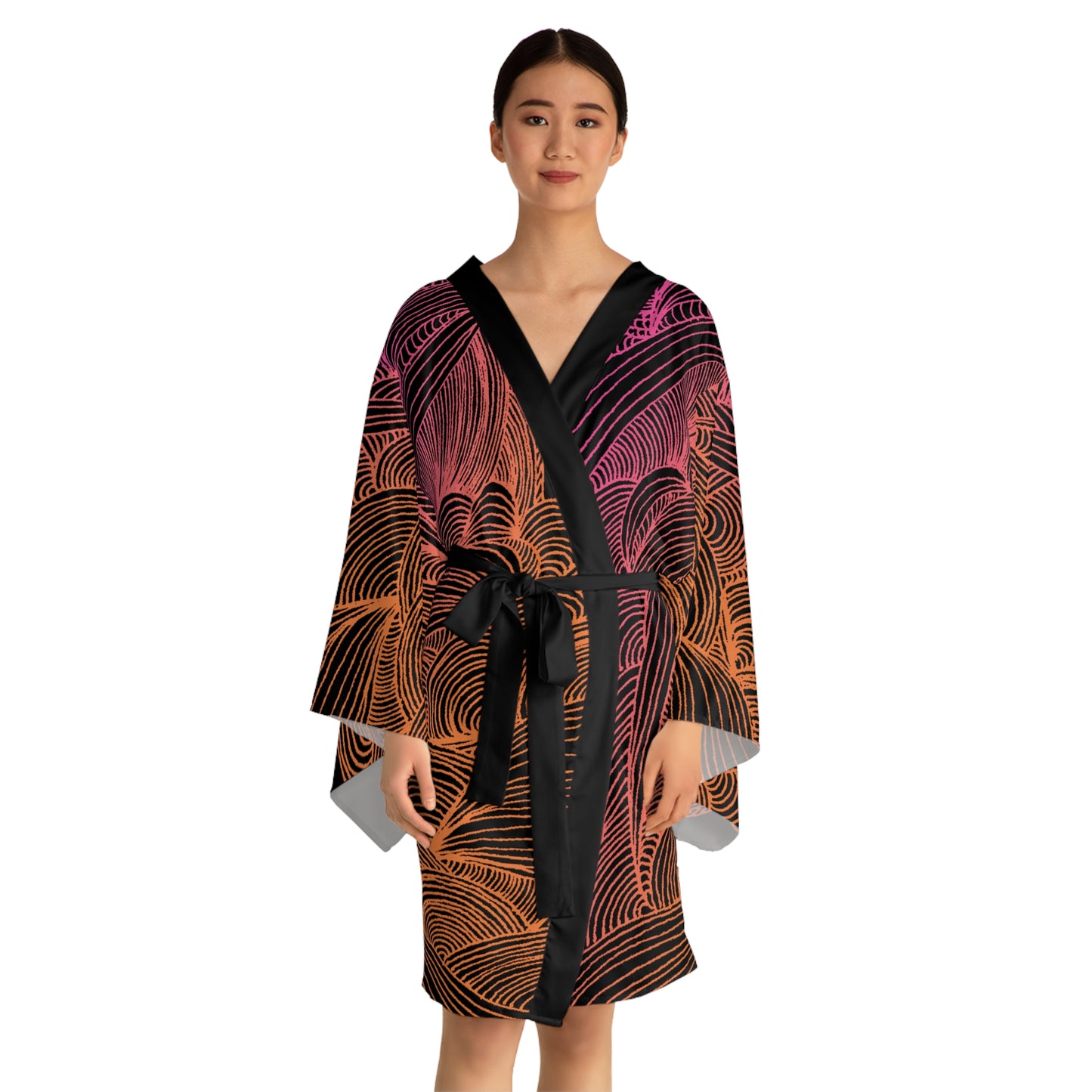 Long Sleeve Kimono Robe