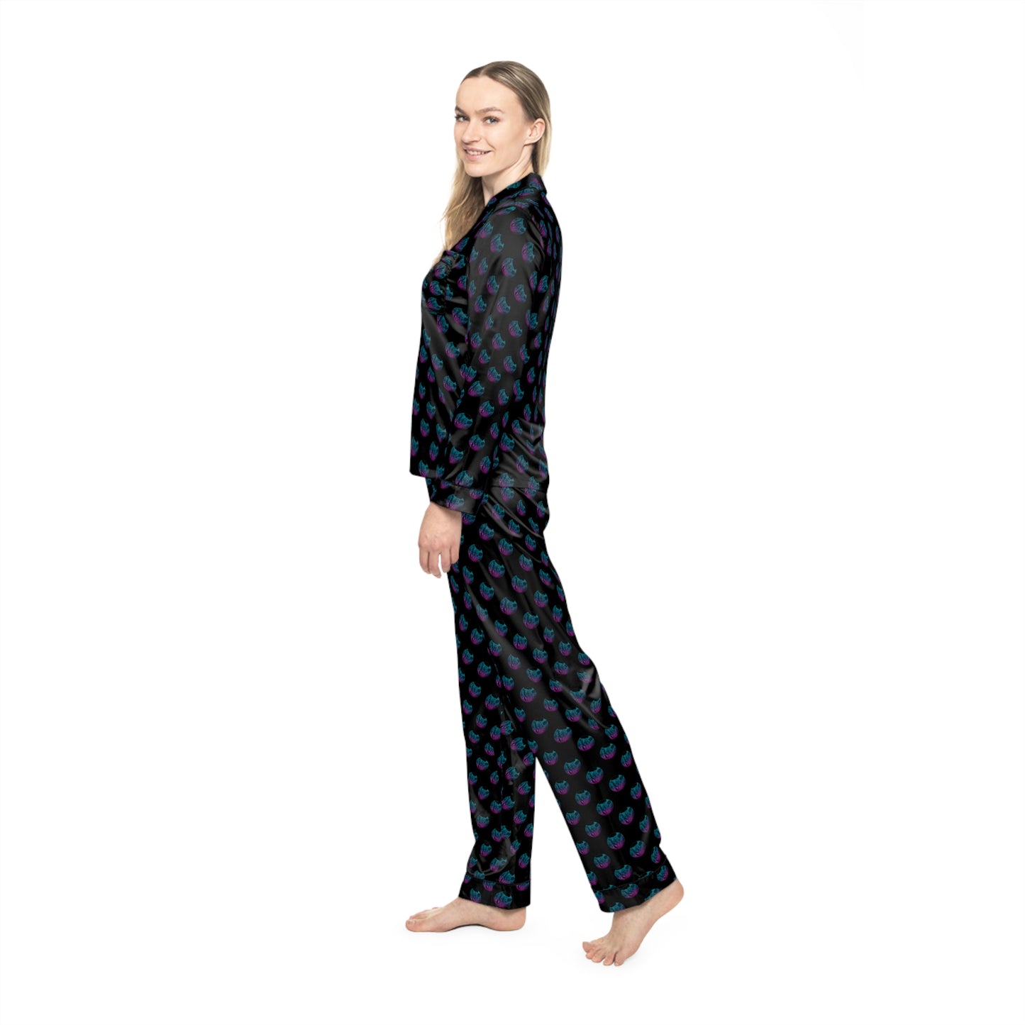Women's Satin Pajama Set - Elegant Sleepwear
