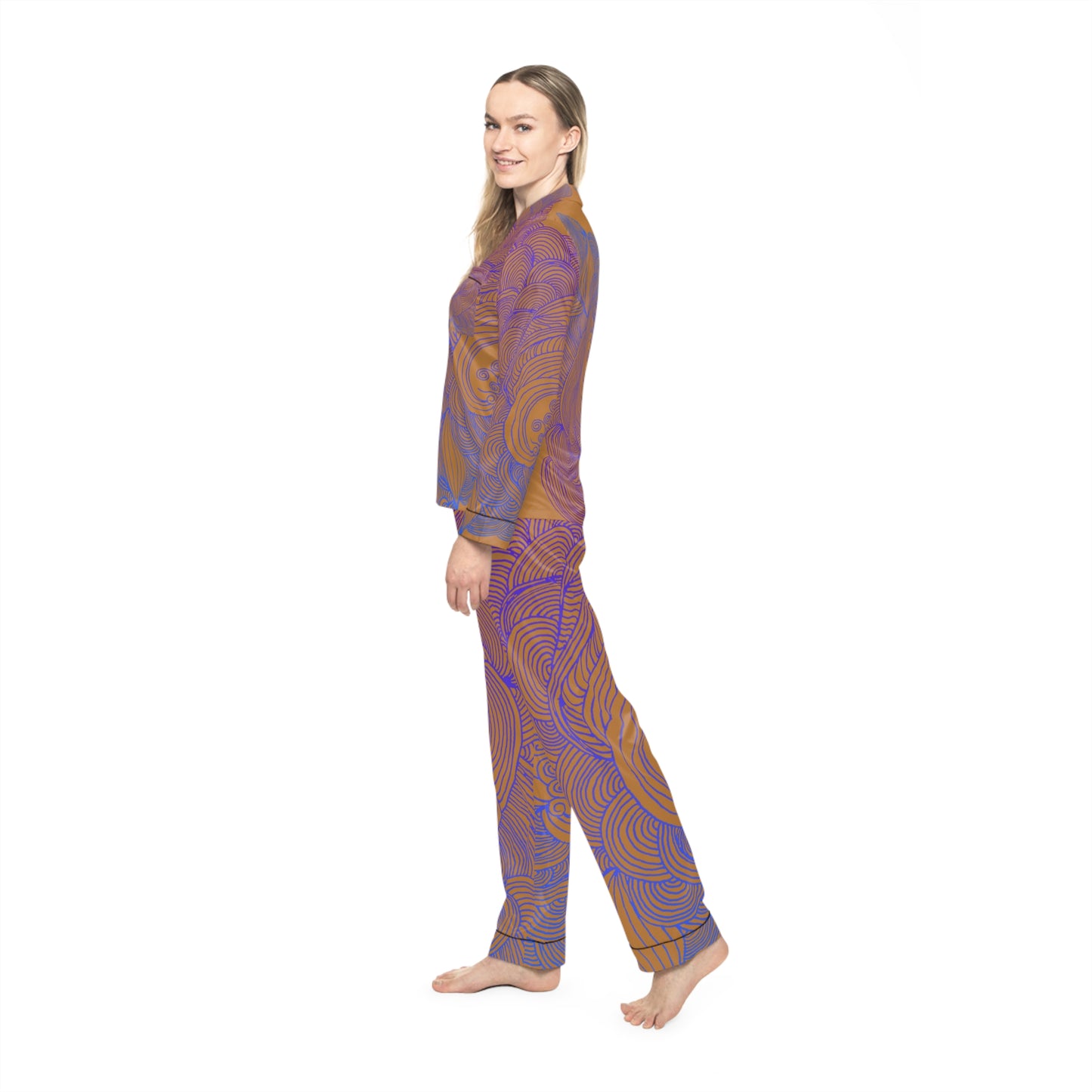Women's Satin Pajama Set - Elegant Sleepwear