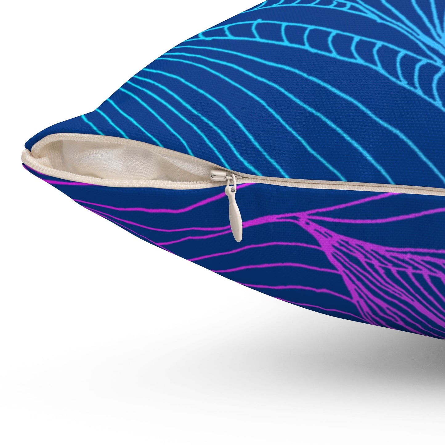 Whispers of Comfort-Spun Polyester Square Pillow