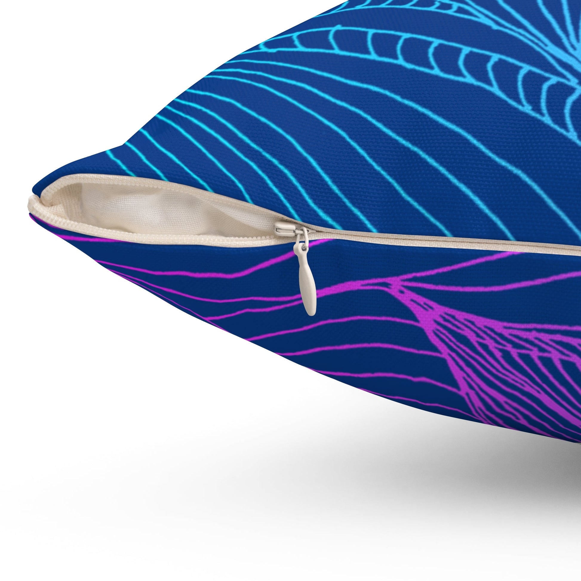 Whispers of Comfort-Spun Polyester Square Pillow