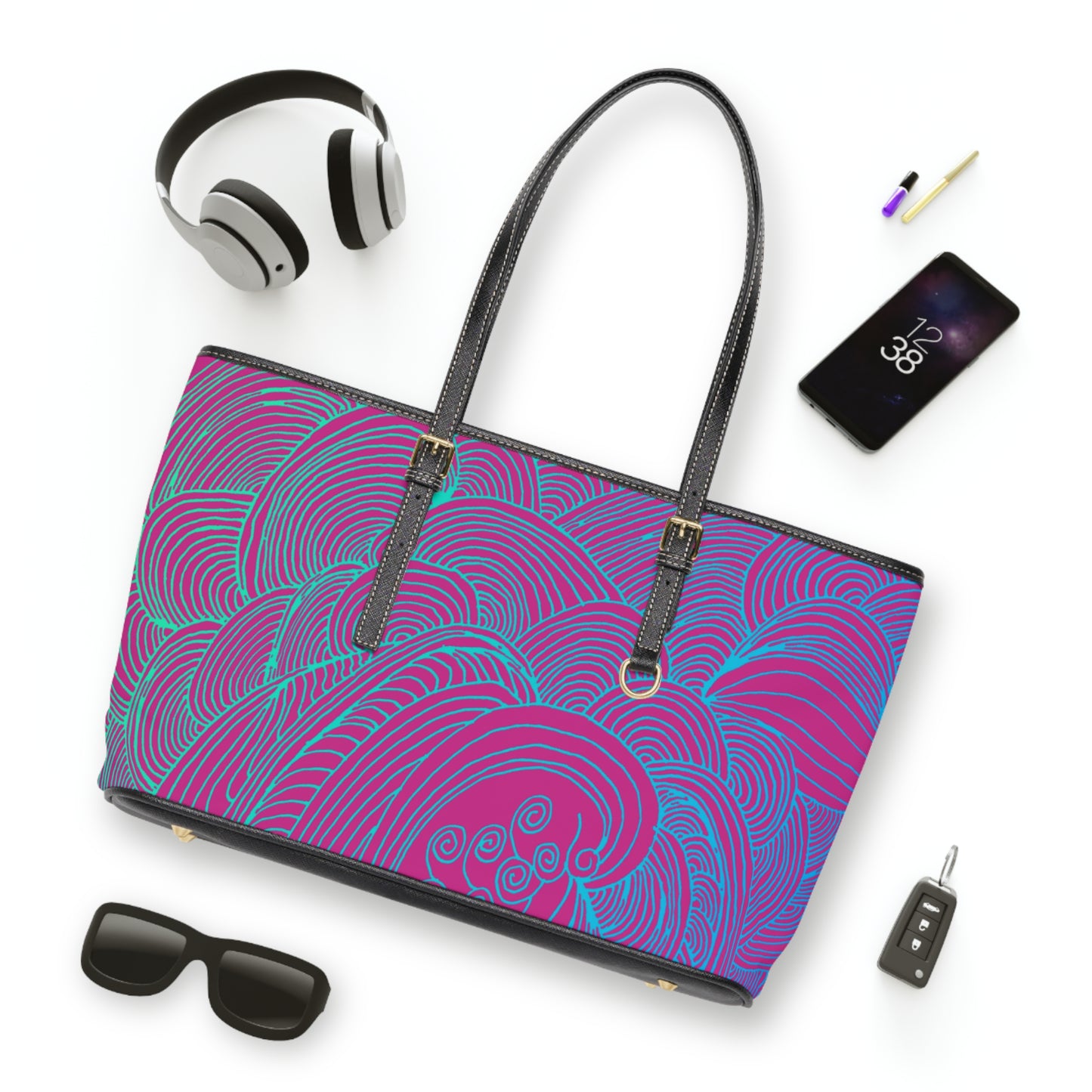 PU Leather Shoulder Bag