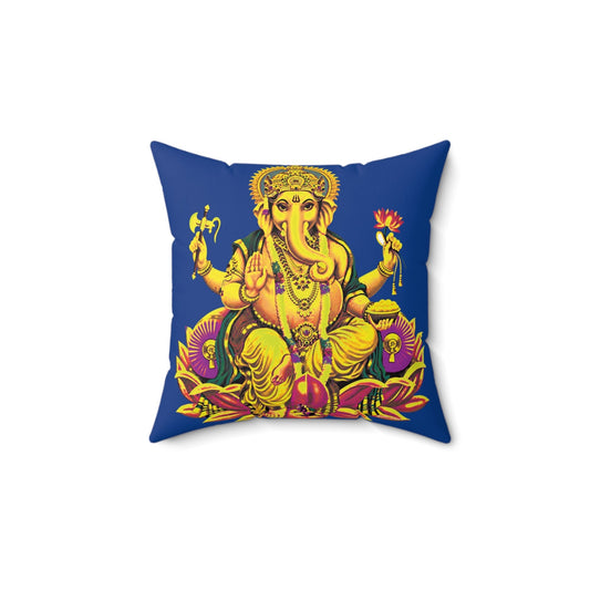 Whispers of Comfort-Spun Polyester Square Pillow